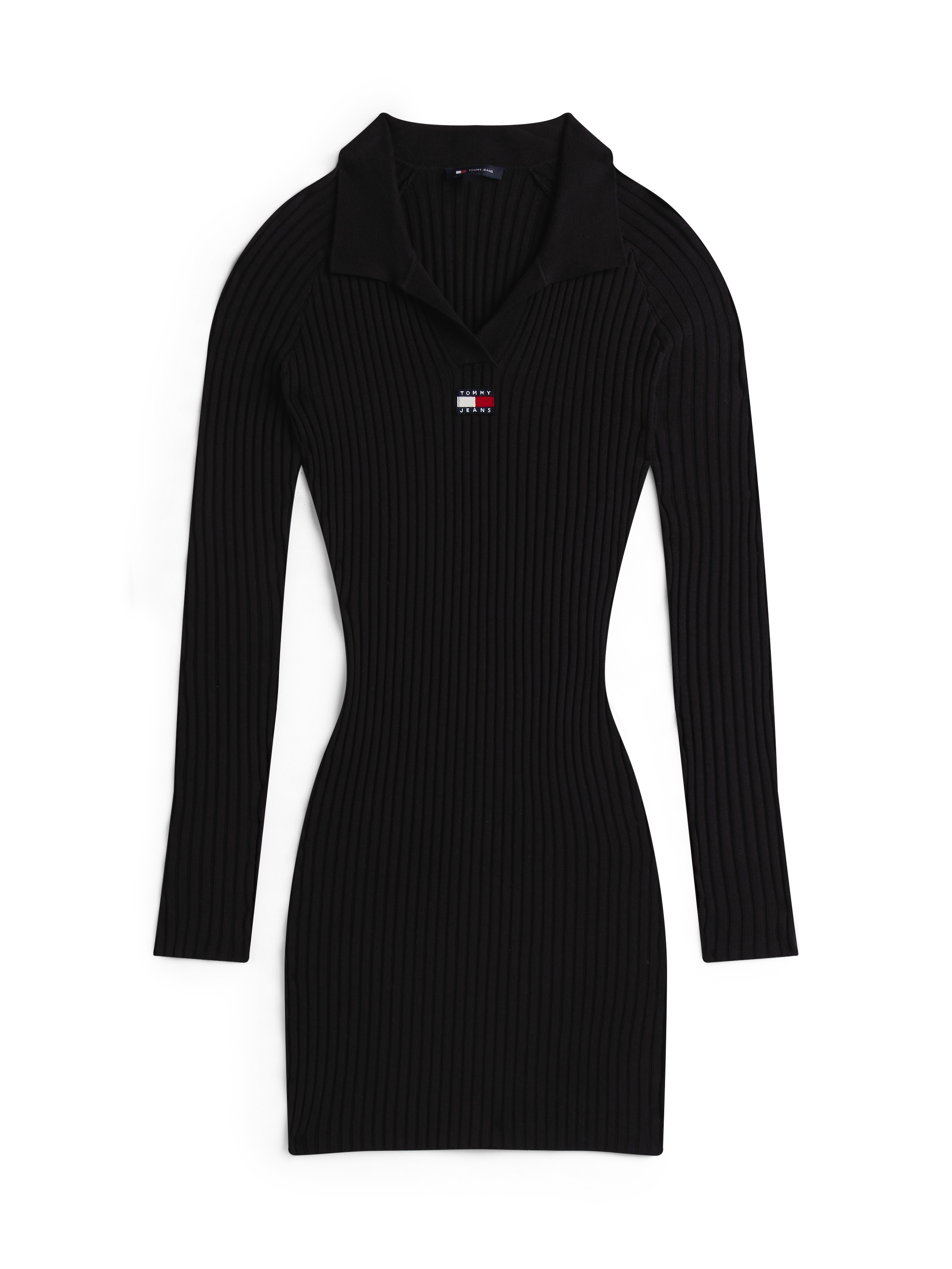 Tommy Jeans Robe en sweat »TJW COLLAR BADGE SWEATER DRESS«