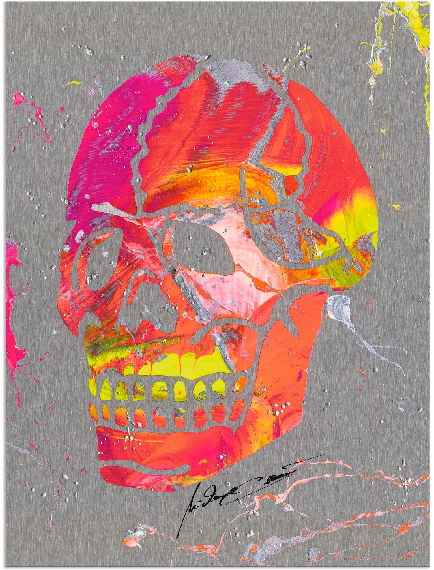Artland Wandbild »Totenkopf 2«, Körper, (1 St.), als Alubild, Leinwandbild,  Wandaufkleber oder Poster in versch. Grössen kaufen