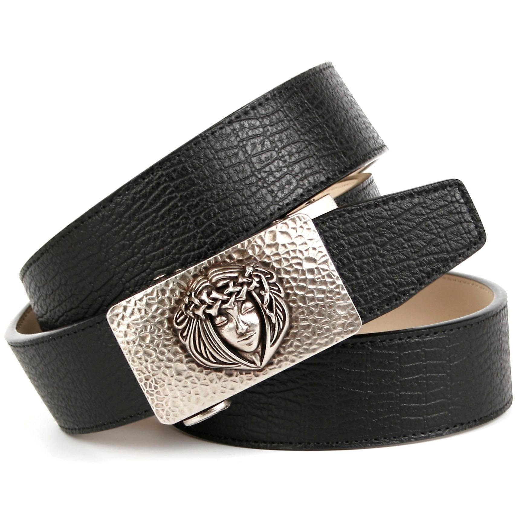 Image of Anthoni Crown Ledergürtel, Automatik in schwarz bei Ackermann Versand Schweiz