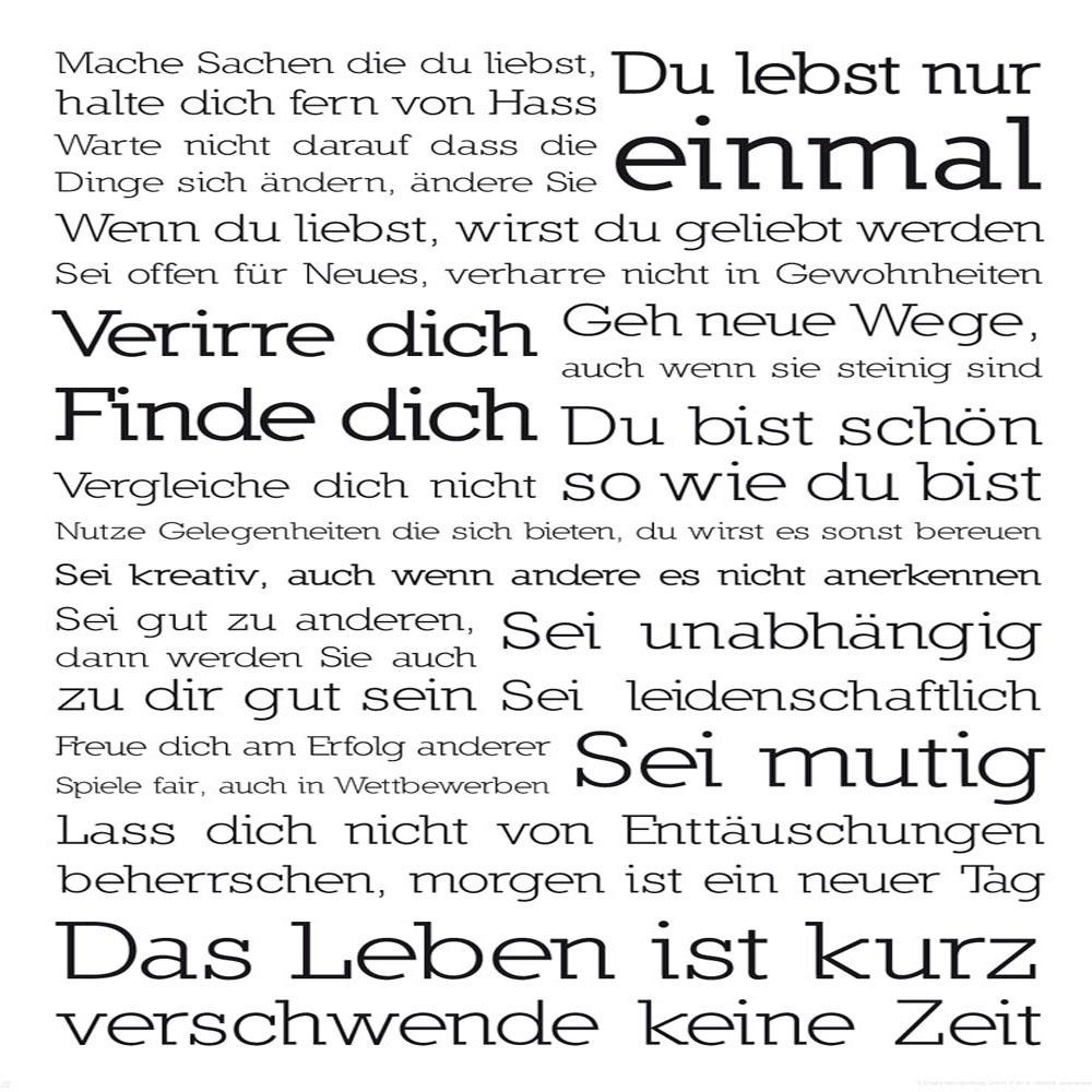 Image of Home affaire Deco-Panel »Du lebst nur einmal«, hochwertiger Kunstdruck bei Ackermann Versand Schweiz