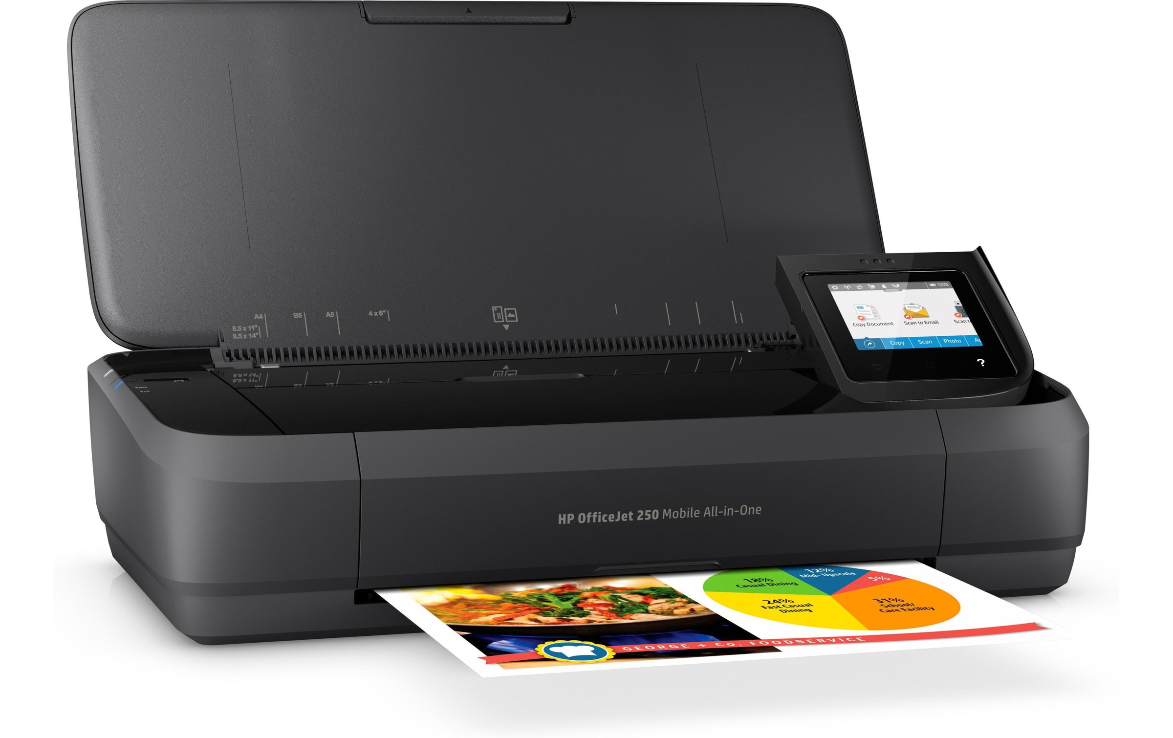 HP Tintenstrahldrucker »ker OfficeJet 250 Mobile All-i«