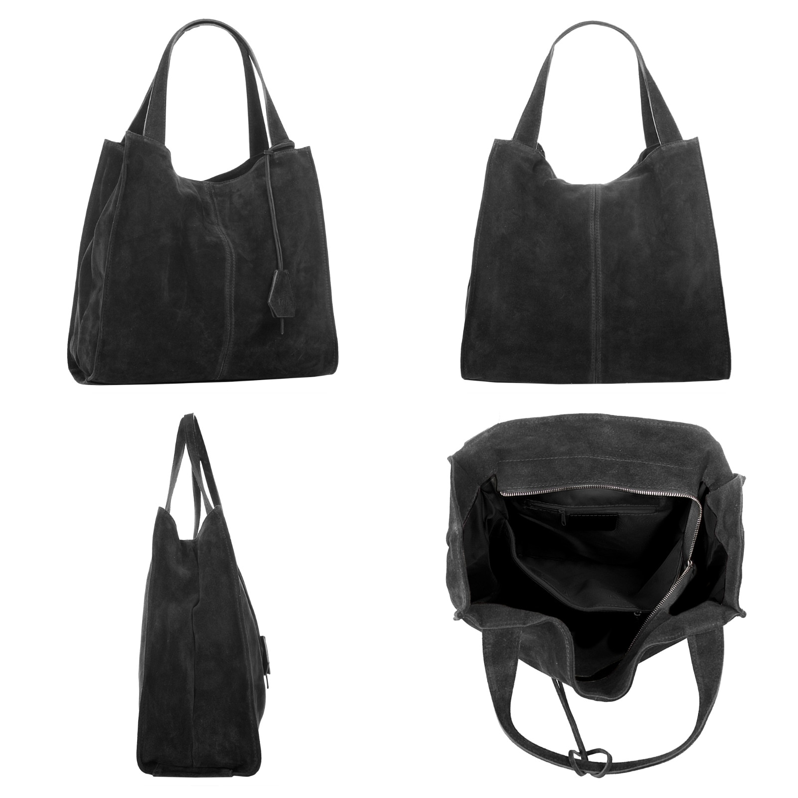 forty° Shopper echt Leder, Made in Italy