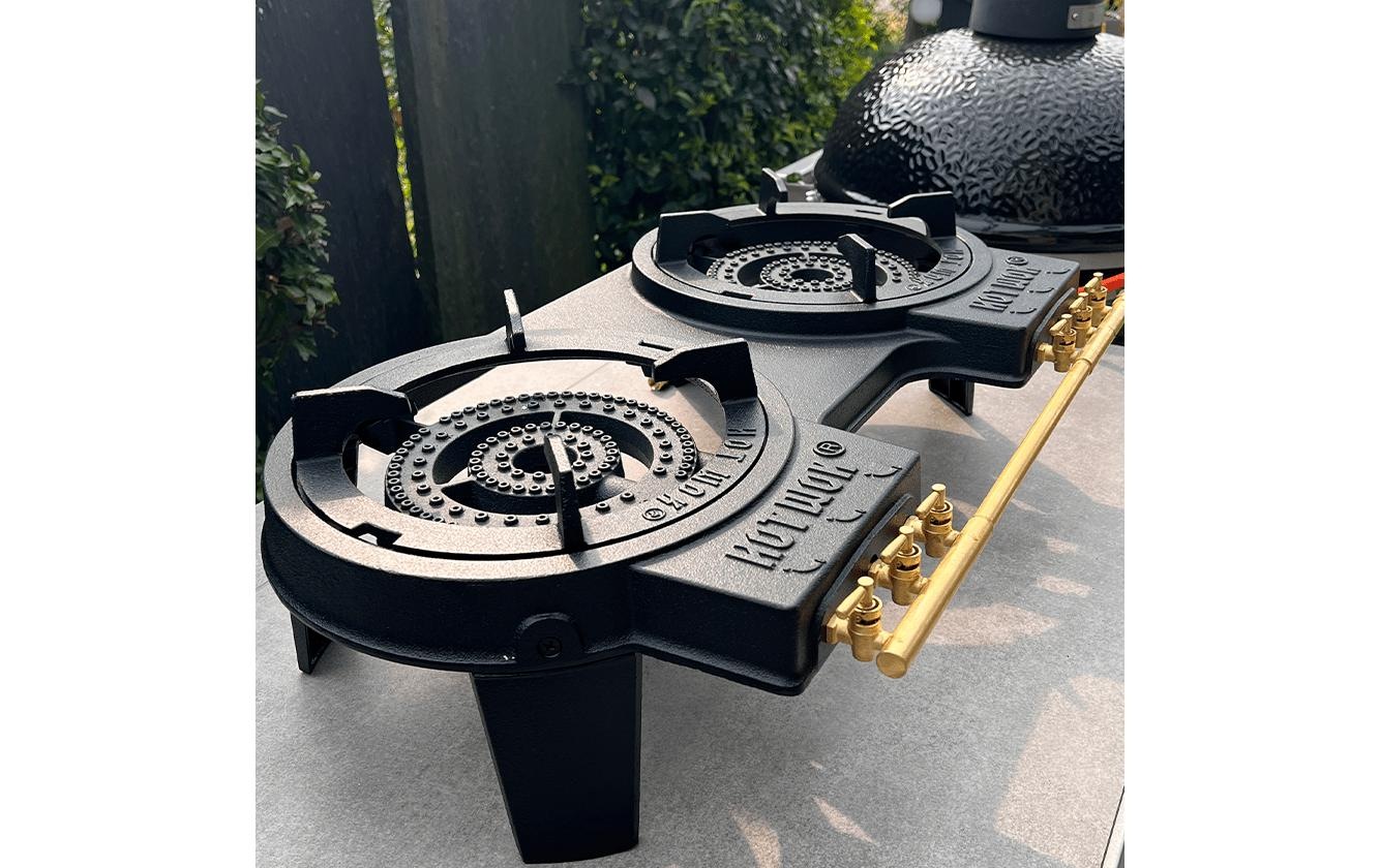   Gasgrill »Hot Wok Double 2 x 10 kW mit Flachbrennern, ohne Set«