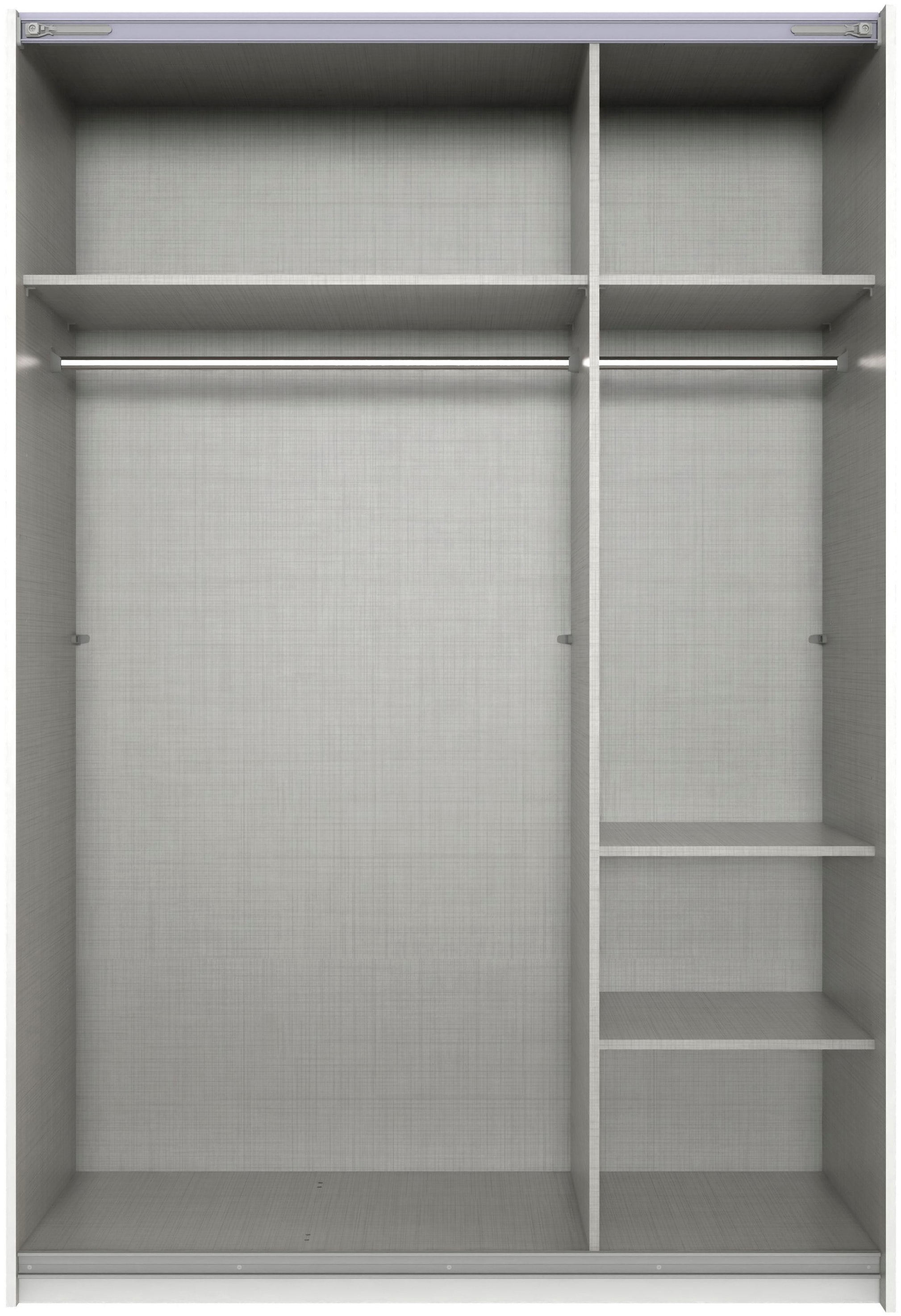 Wimex Armoire à portes coulissantes »Bramfeld Kleiderschrank« avec éléments en verre et tablettes supplémentaires