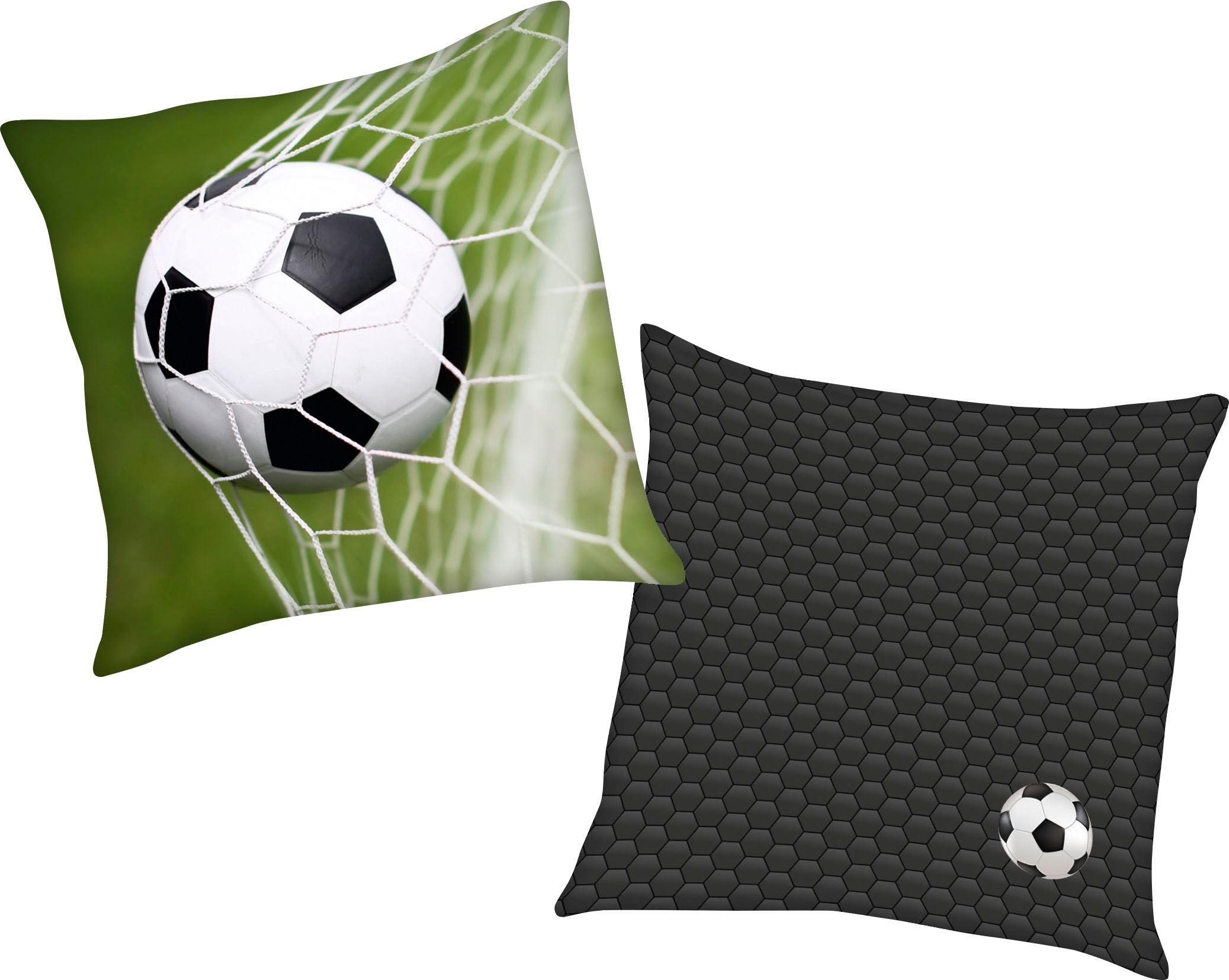Herding Young Collection Dekokissen "Fussball" mit tollem Fussball Motiv