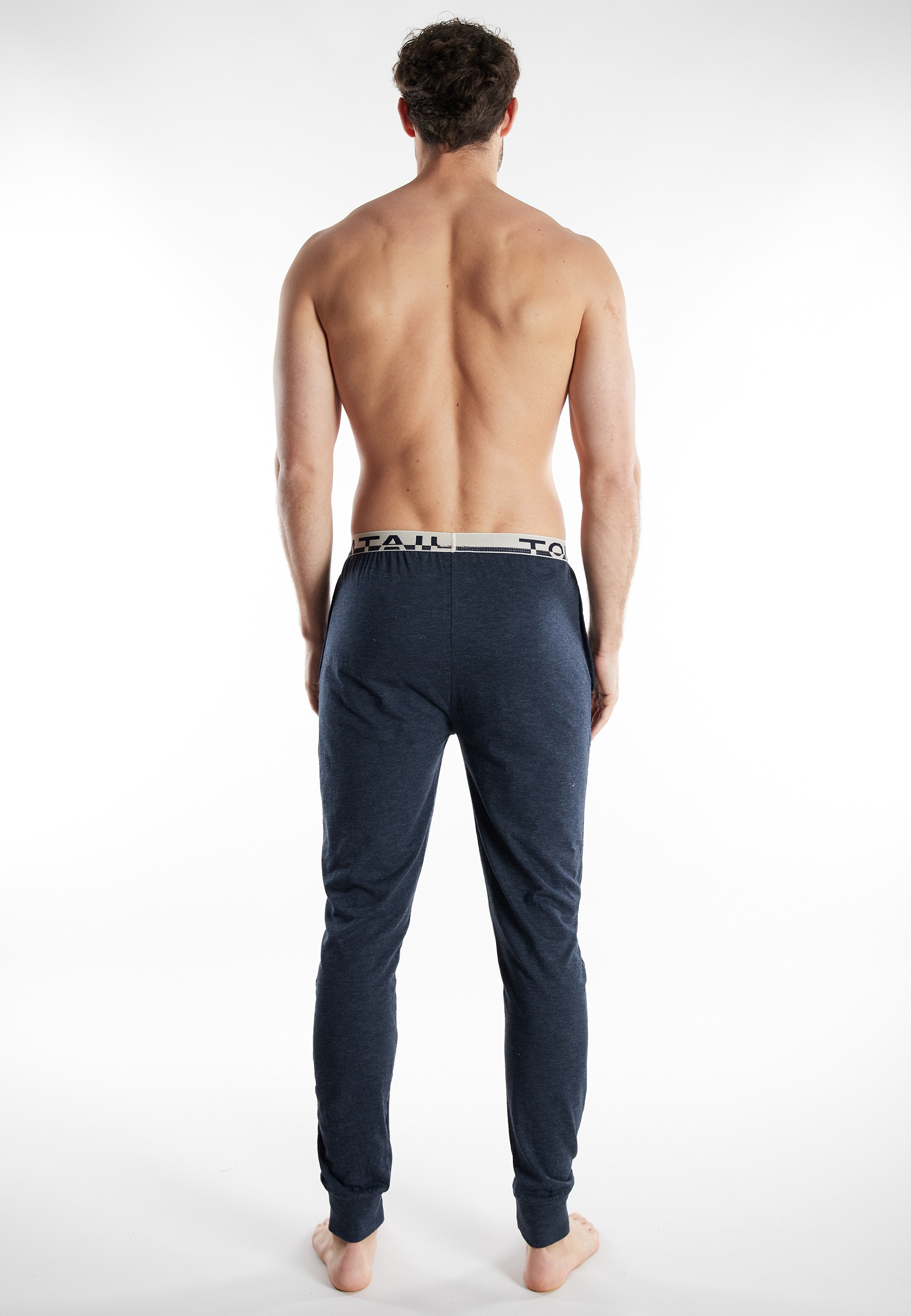 TOM TAILOR Pantalon de pyjama »Brügge«  Logobund, schmaler Fit, Seitentaschen, atmungsaktiv, Baumwollmix