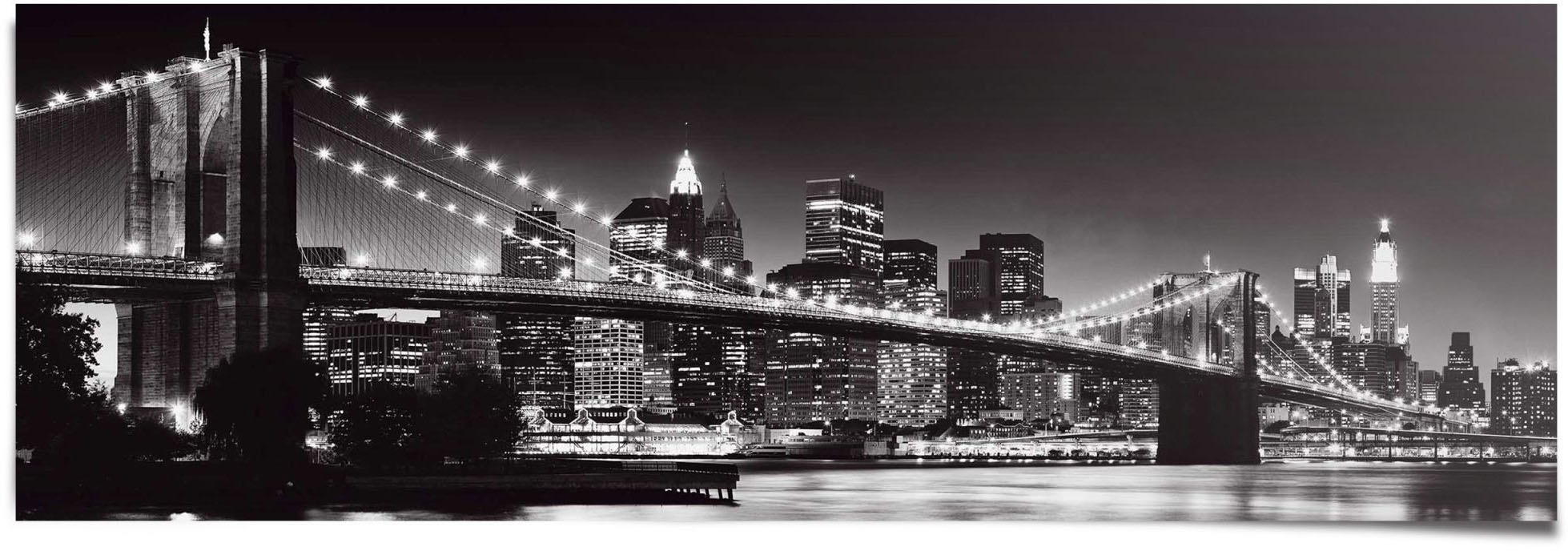 Image of Reinders! Poster »New York Brooklyn Bridge«, (1 St.) bei Ackermann Versand Schweiz