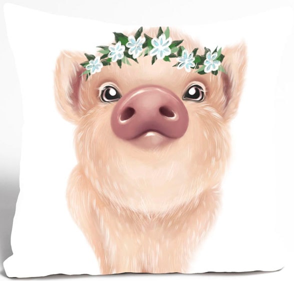 queence Dekokissen »Bango«, süsses Schweinchen