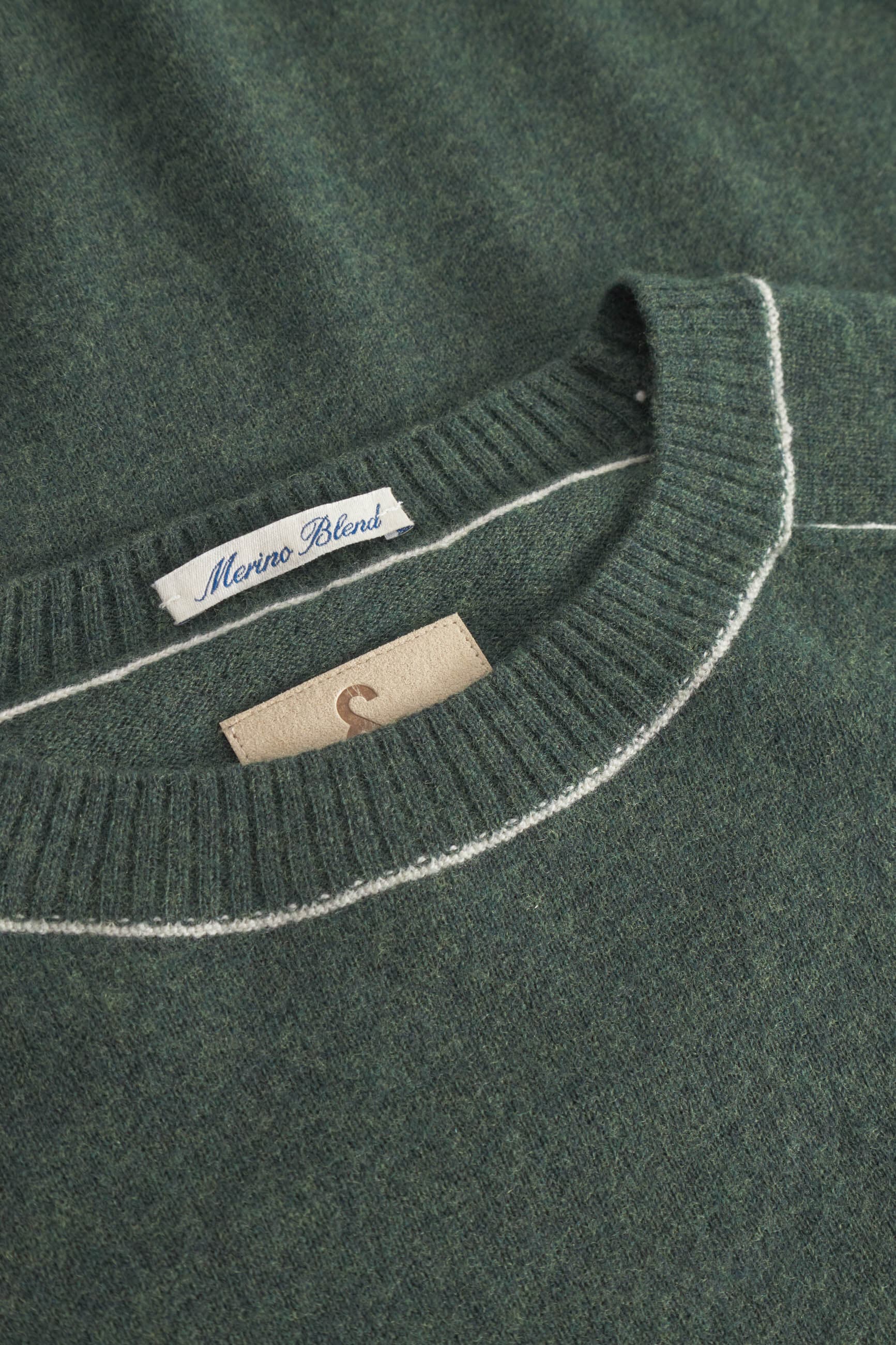 colours & sons Strickpullover »colours & sons Pullover Roundneck Merino Blend«