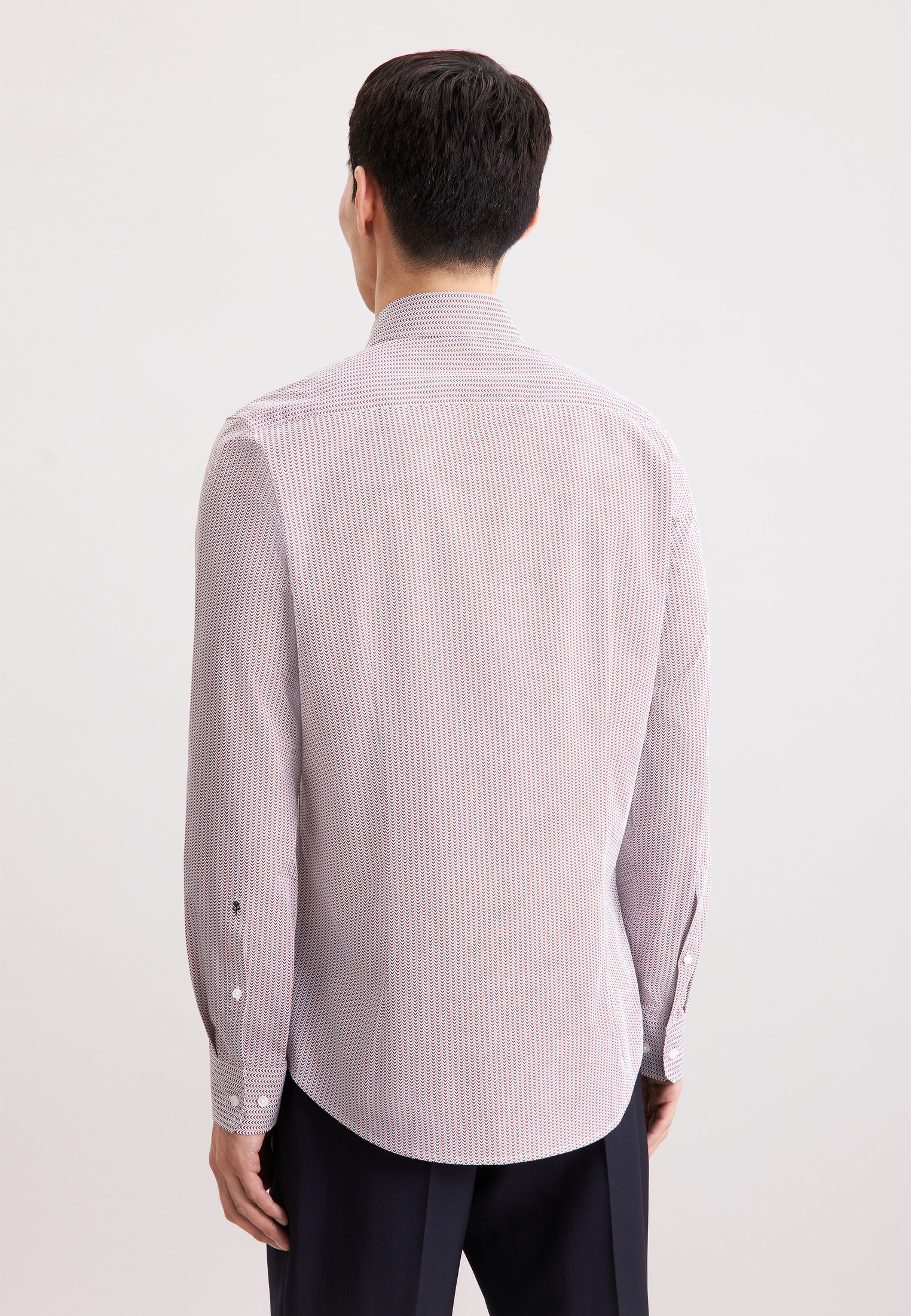 seidensticker Businesshemd »Schwarze Rose« Shaped 1/1 Kentkragen Gestreift