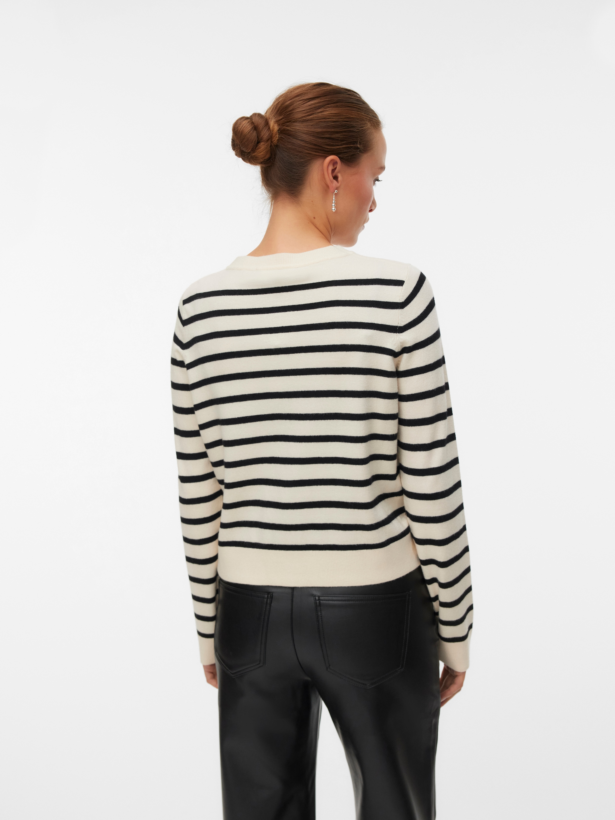 Vero Moda Veste en tricot »VMSABA PLAIN LS O-NECK CARDIGAN NOOS«