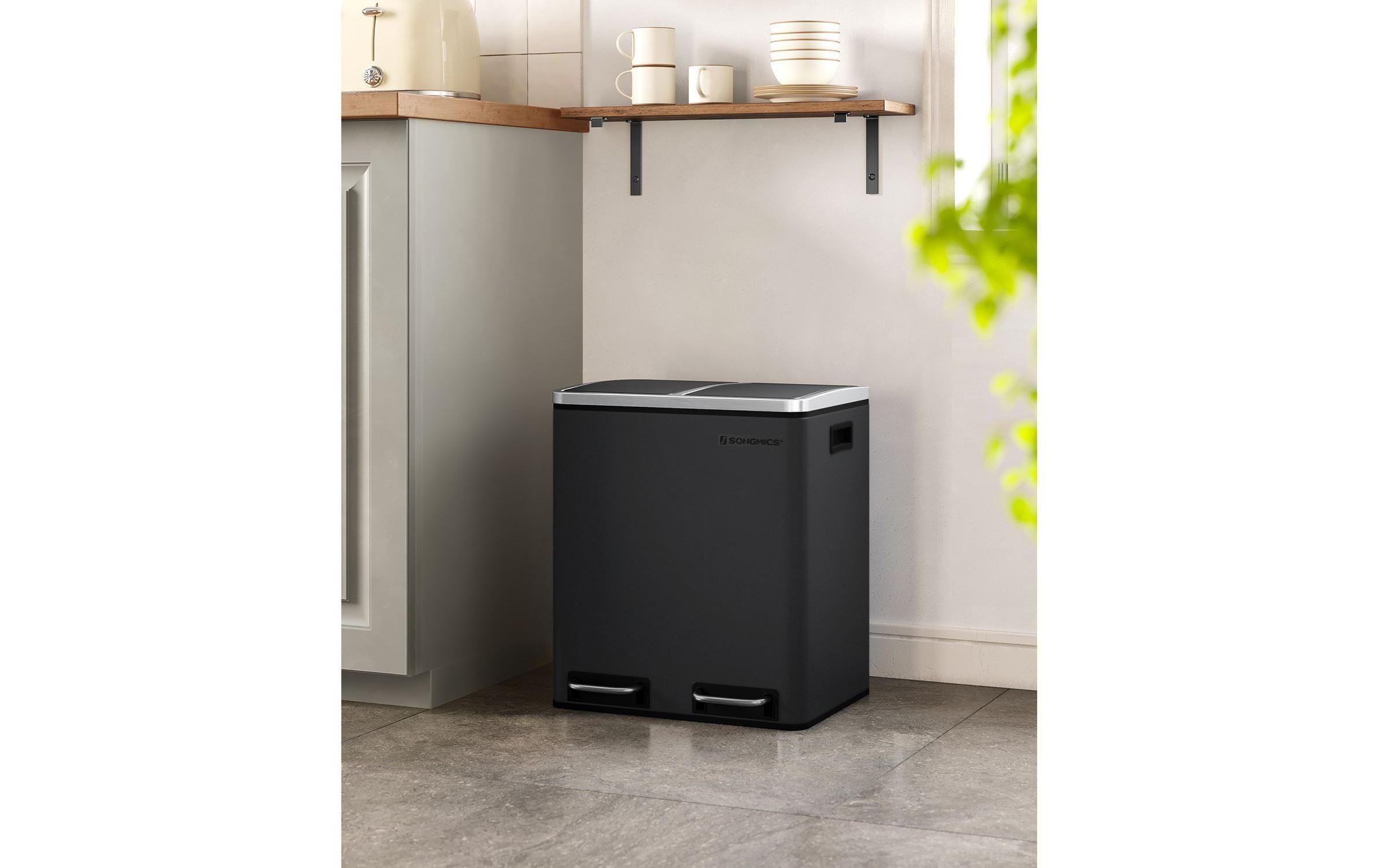 SONGMICS Mülleimer »30 l« 2 Behälter