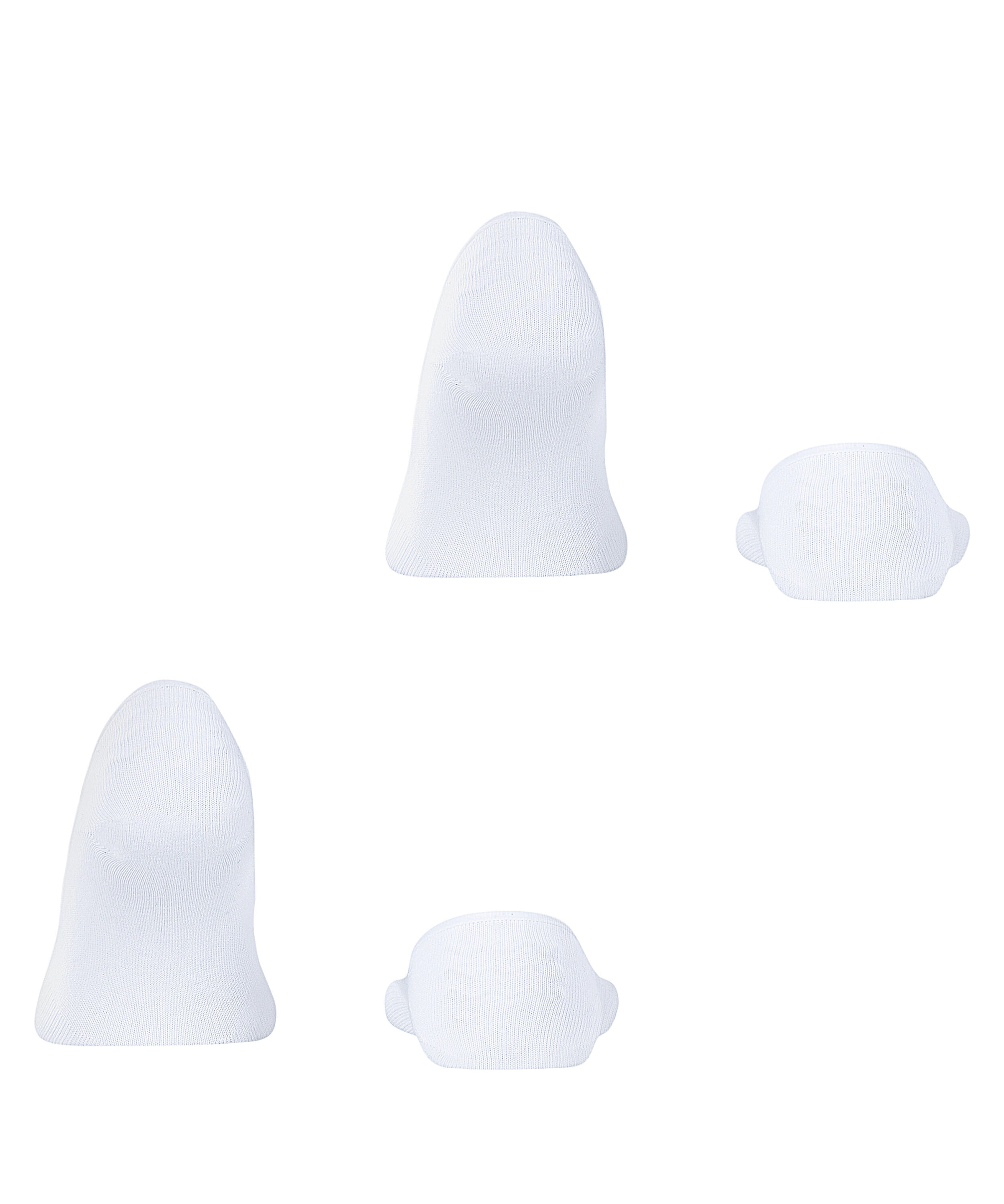Esprit Chaussons »Basic Uni« 2 paires,  chaussettes invisibles, mélange coton, design sportif
