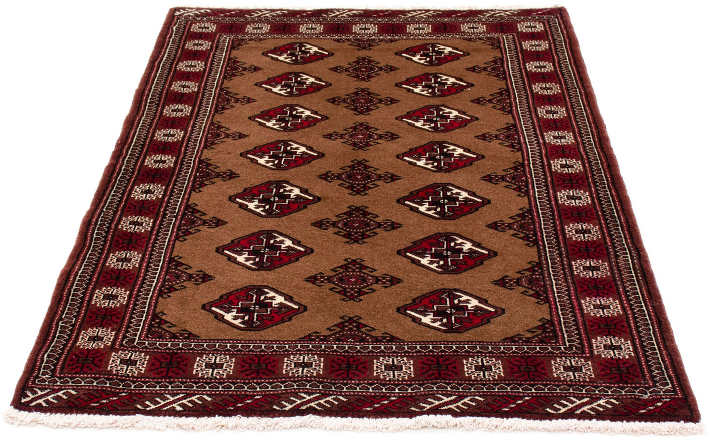 Image of morgenland Orientteppich »Belutsch - 151 x 102 cm - braun«, rechteckig, 8 mm Höhe, Wohnzimmer, Handgeknüpft, Einzelstück mit Zertifikat bei Ackermann Versand Schweiz