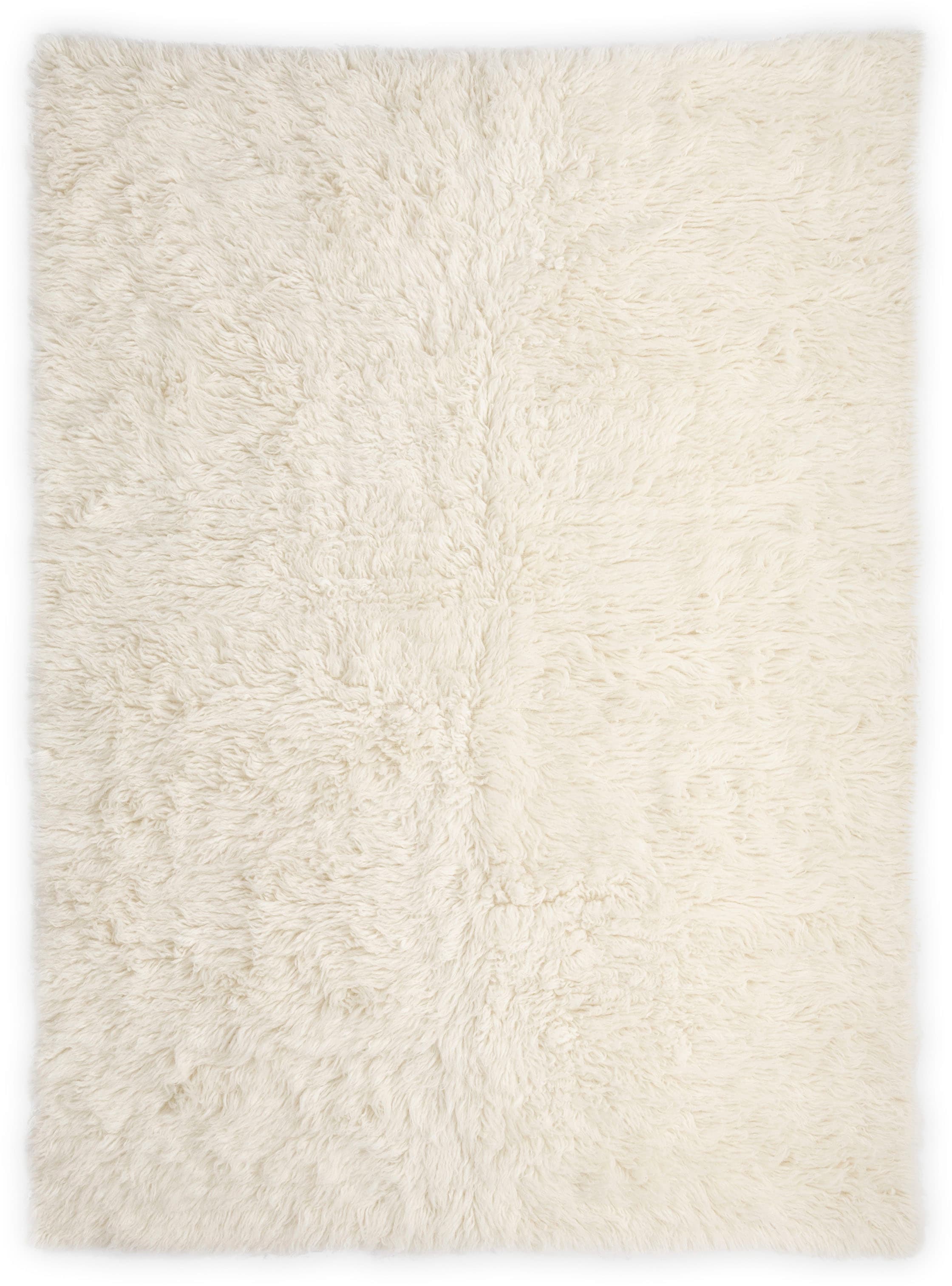 Image of THEKO Wollteppich "Flokos 1" rechteckig 40 mm Höhe original griechischer Flokati, Hochflor, Uni Farben, reine Wolle