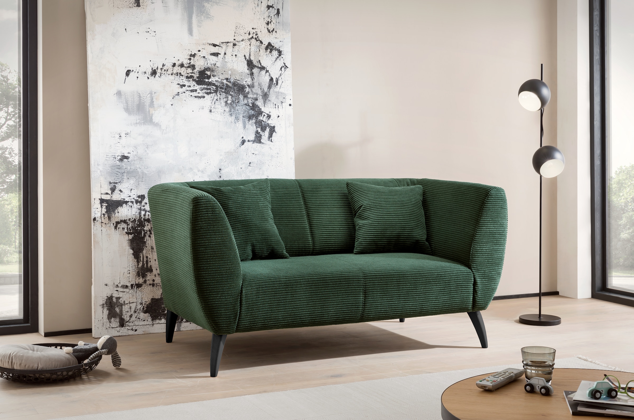 INOSIGN Polstergarnitur »Colori« Set, 3-Sitzer und 2-Sitzer, 2 Stk. tlg. auch als Loveseat erhältlich