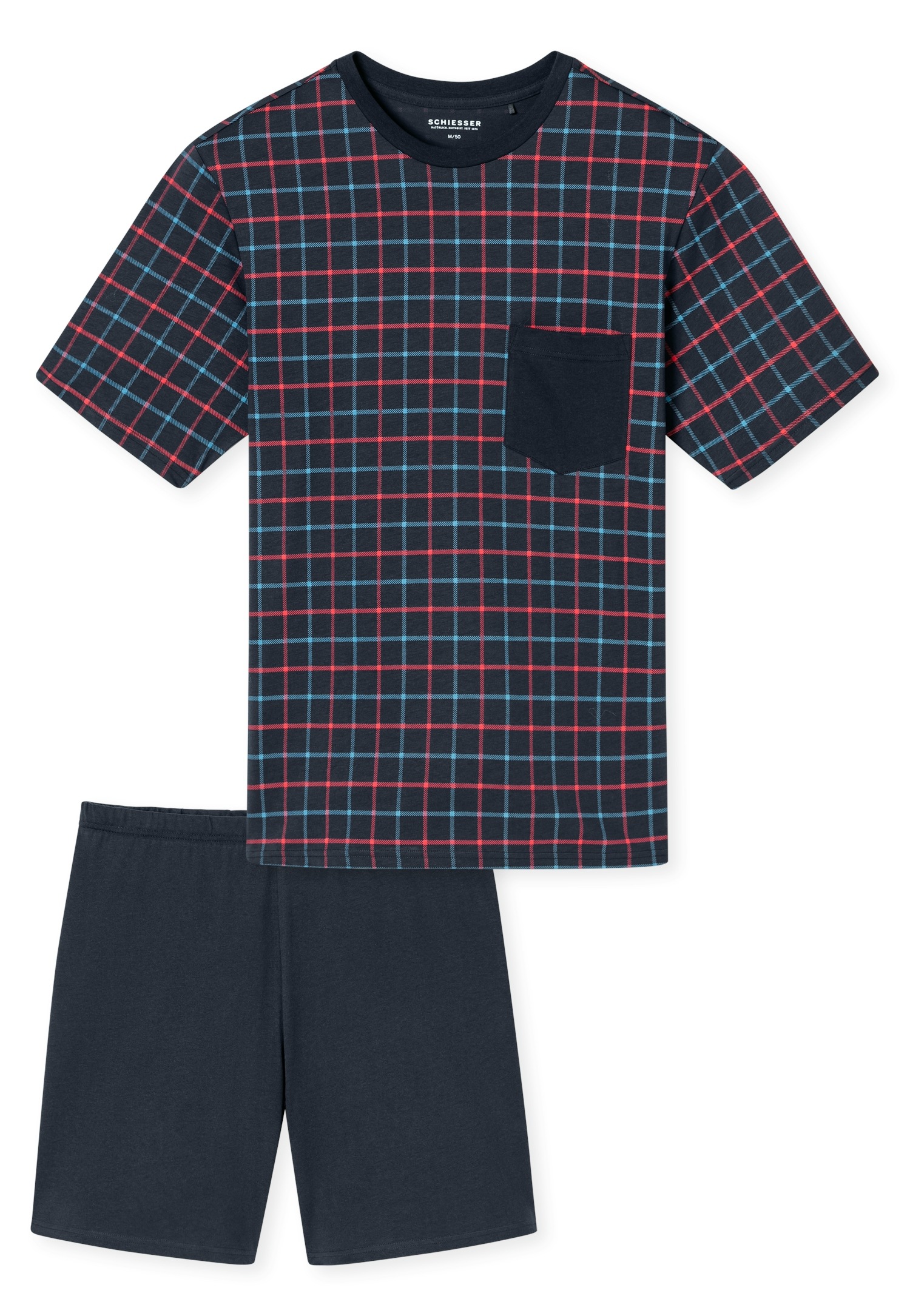 Schiesser Shorty »"Comfort Essentials"«, (2 tlg.), mit aufgesetzter Brusttasche