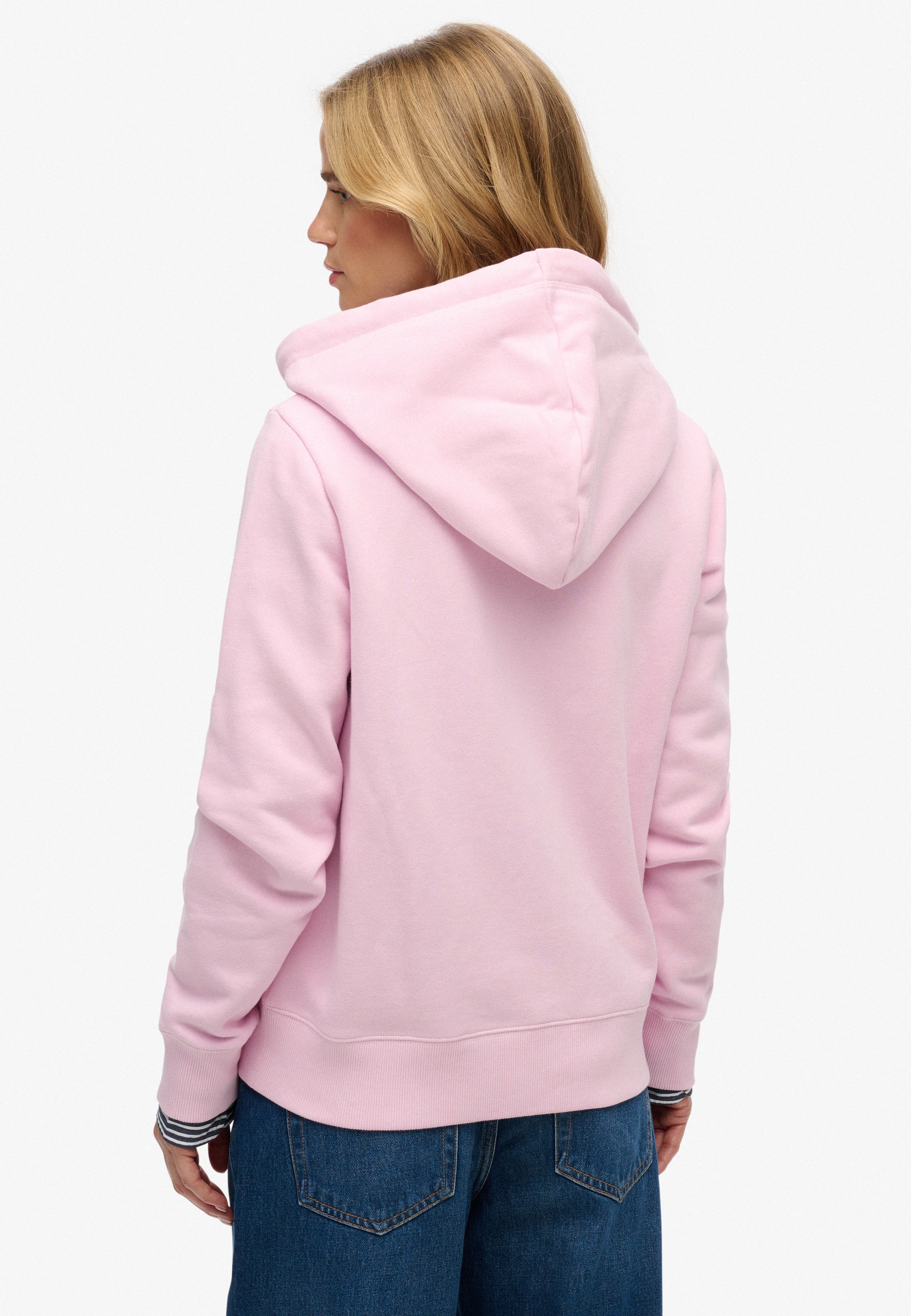 Superdry Kapuzensweatjacke »Essential Logo Ziphood Hb« Mit Logostickerei