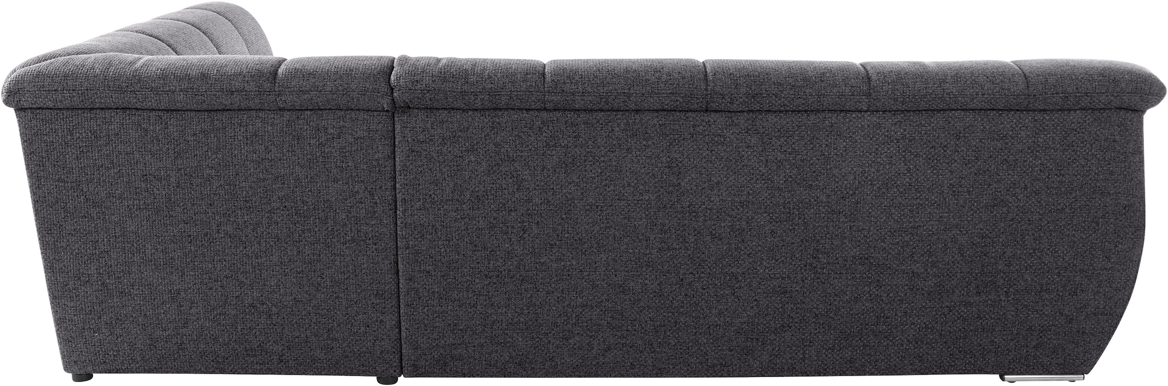 DOMO collection Ecksofa »Lagoa L-Form«, wahlweise mit Bettfunktion, frei im Raum stellbar, grosse Farbvielfalt