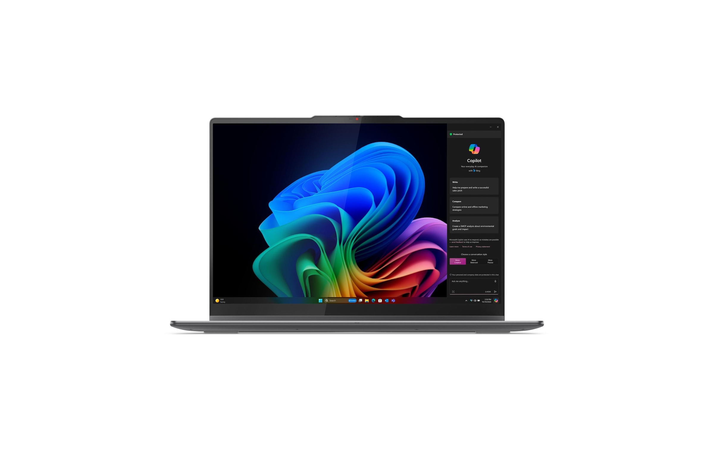 Lenovo Notebook »Notebook Yoga 7 2-in-1 16ILL10 Copilot+ PC (Intel)« / 16 ″ Intel Core Ultra 7 1.000 GB SSD Integrierte NPU (Neural Processing Unit)