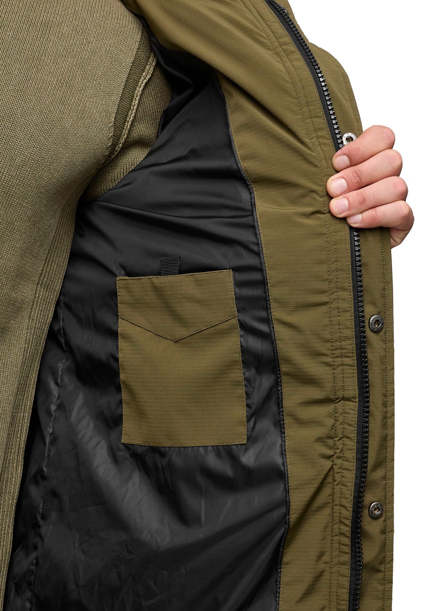 Indicode Parka »INBrighton« mit Kapuze