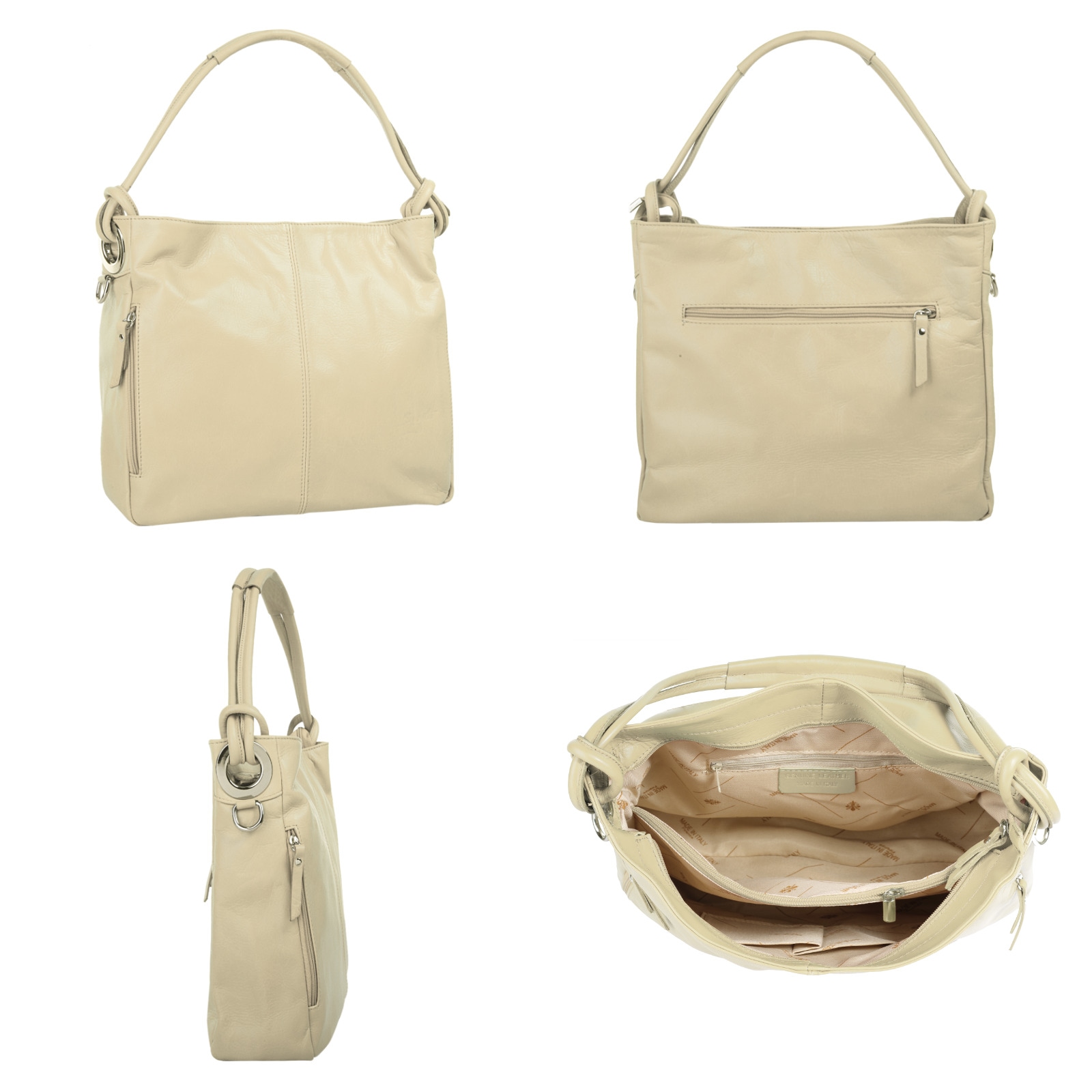 Samantha Look Shopper, echt Leder, Made in Italy