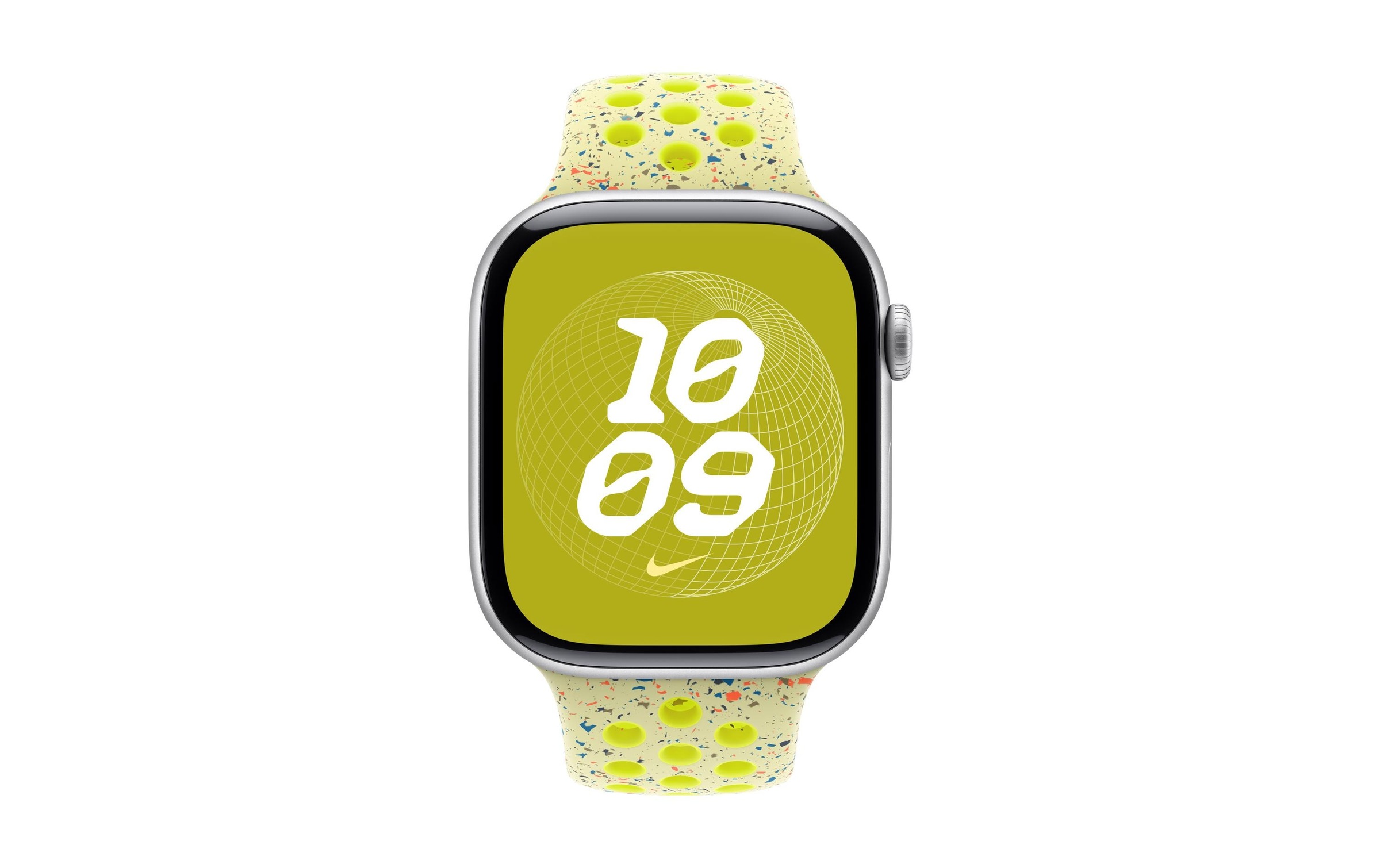 Apple Smartwatch-Armband Nike Sport Band, 46 mm, Volt Splash
