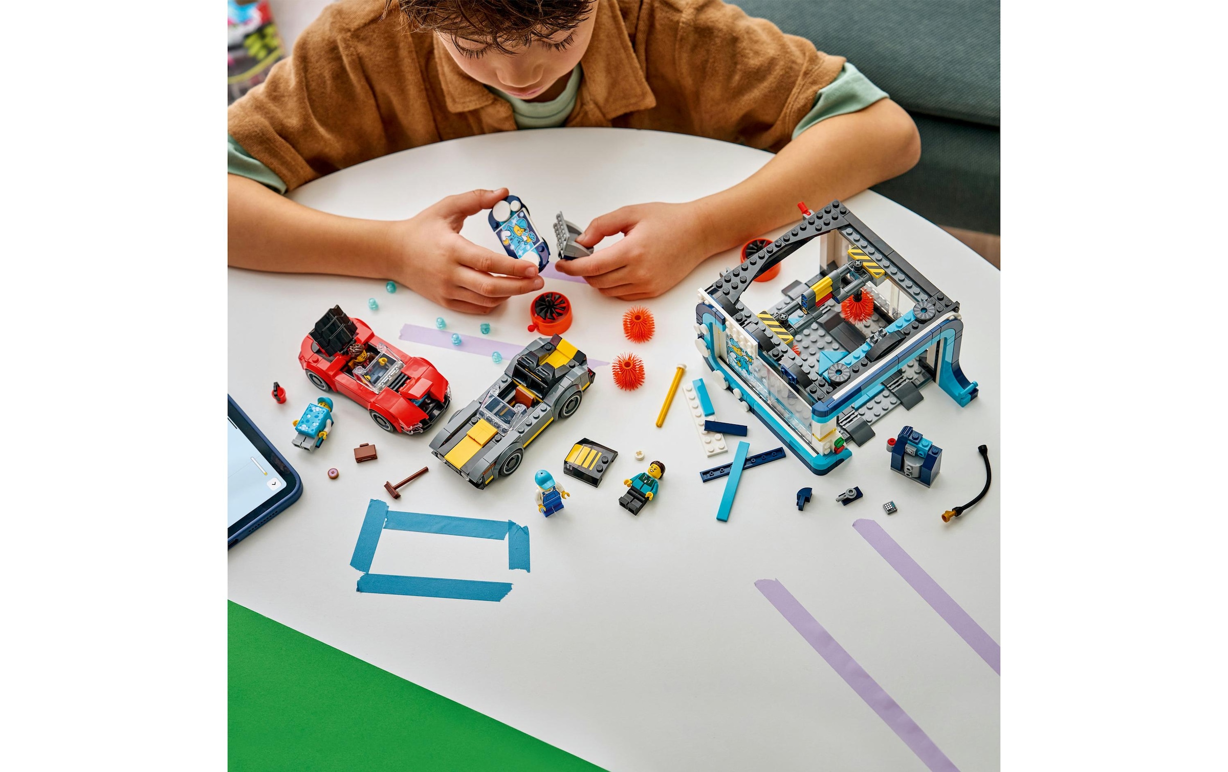 LEGO® Pions de construction »Waschstrasse (60497), LEGO City« fabriqué en Europe