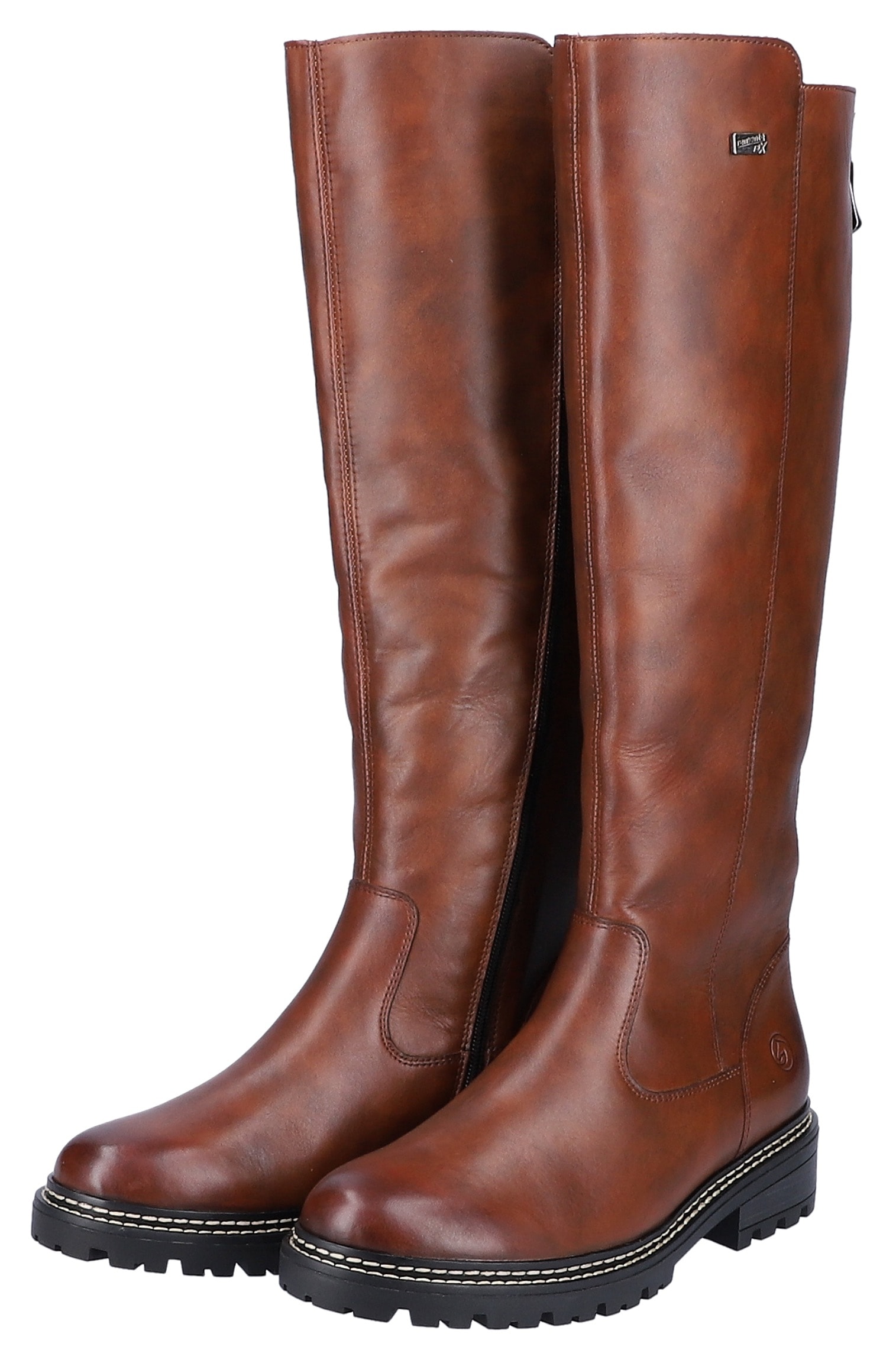 Image of Remonte Stiefel, Blockabsatz, Businesschuh, Langschaftstiefel Innenreissverschluss