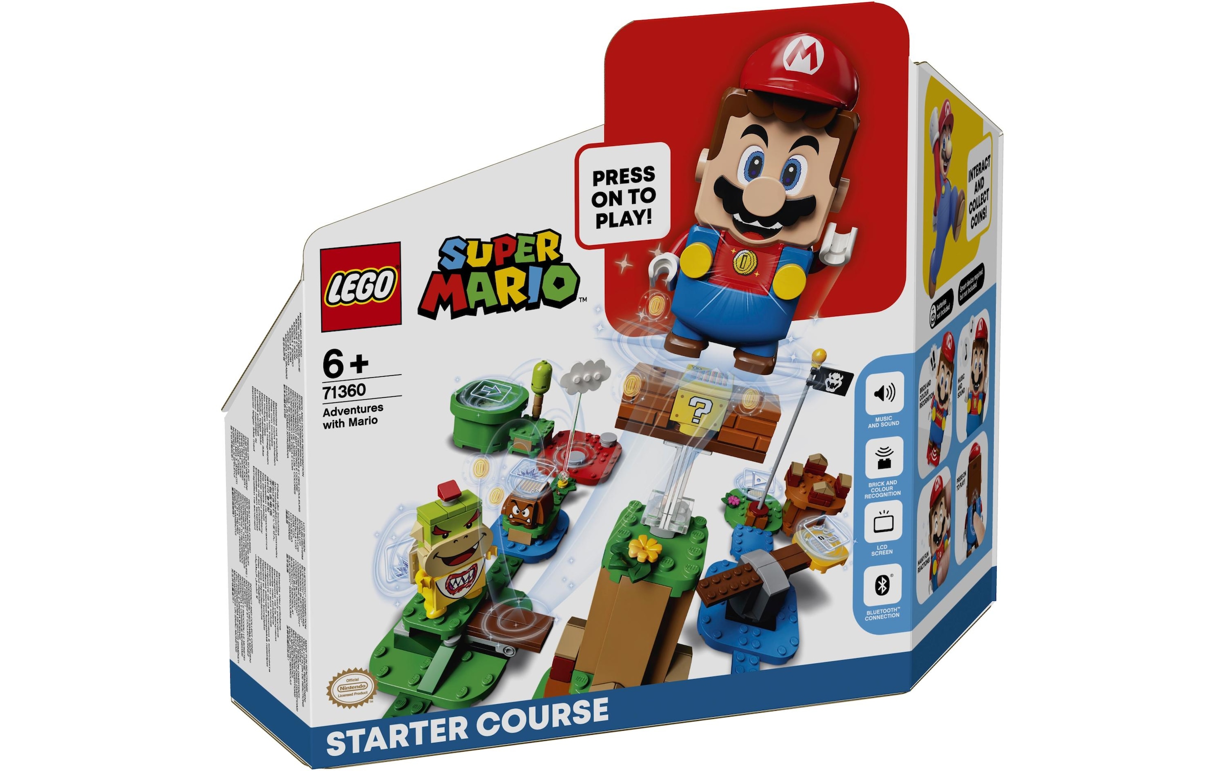 Spielbausteine »Super Mario Abenteuer mit Mario 71360«, (231 St.)