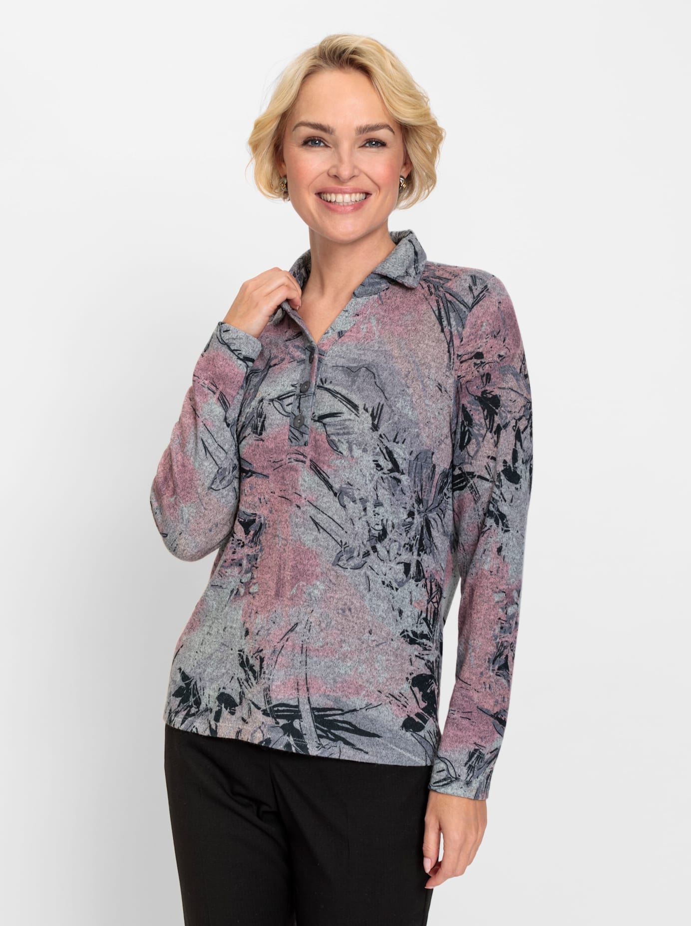 Classic Poloshirt »Winter-Shirt«, (1 tlg.)