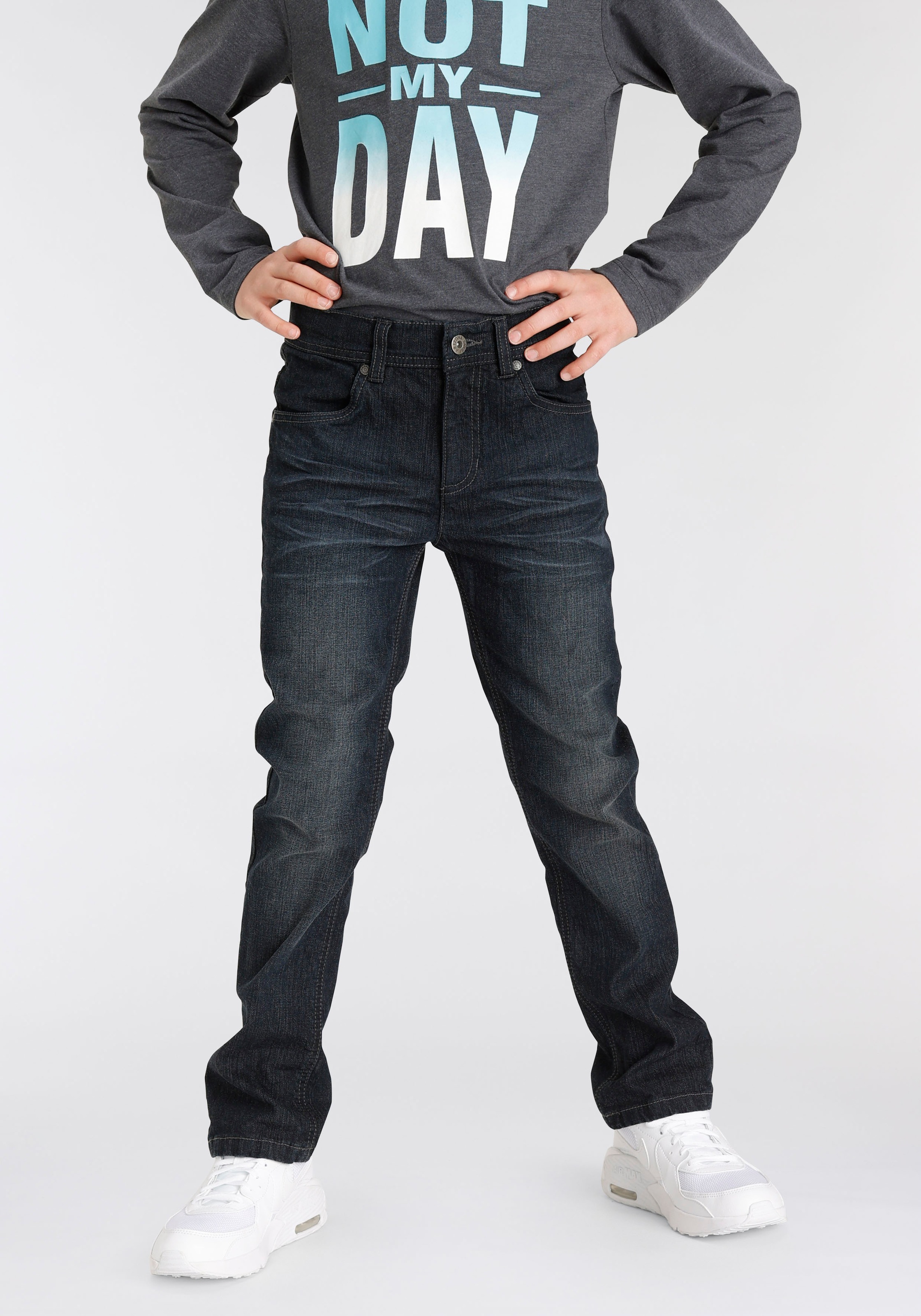 Image of Arizona Stretch-Jeans, regular fit mit geradem Bein bei Ackermann Versand Schweiz