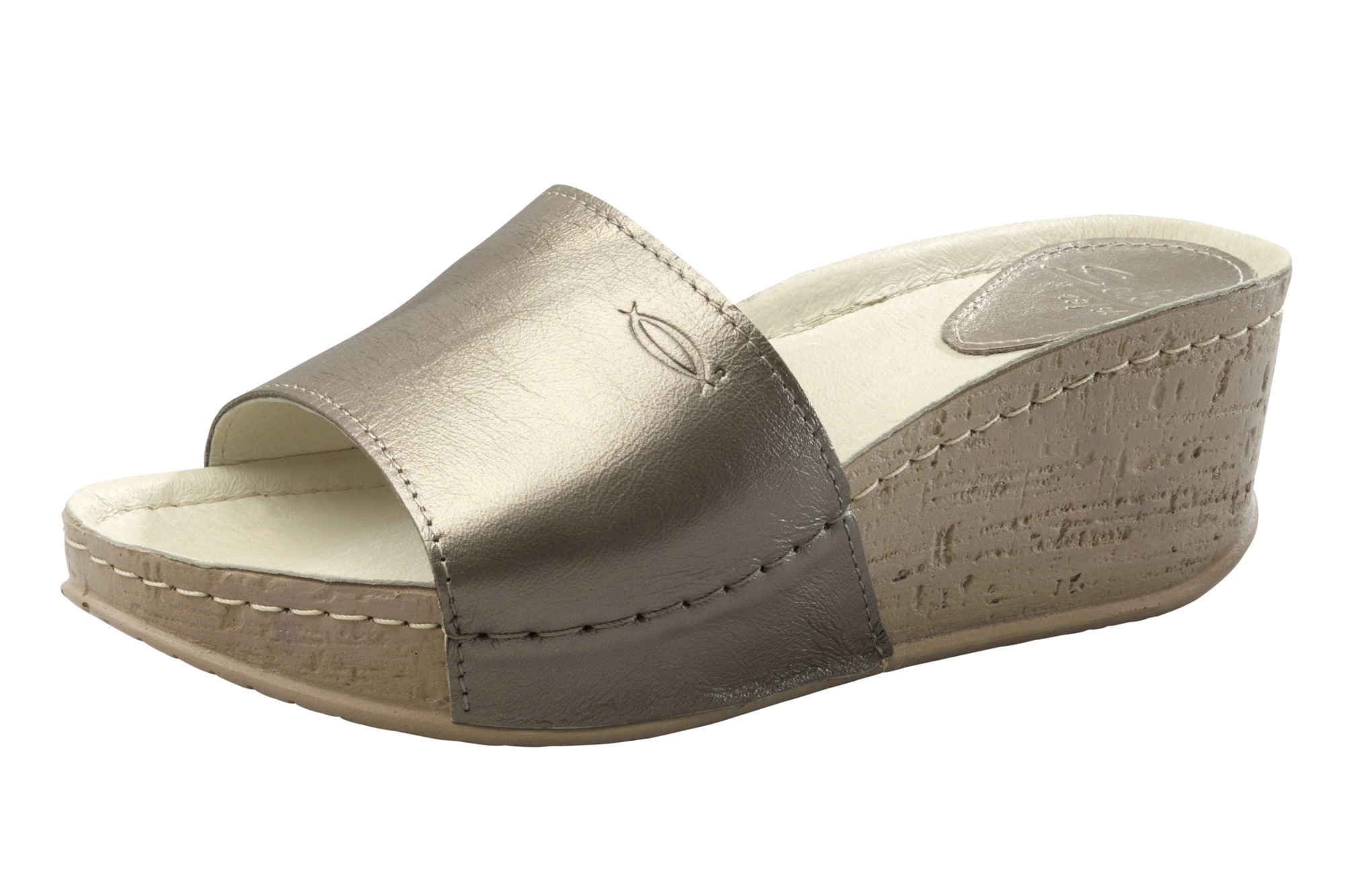 Pantolette mit Keilabsatz