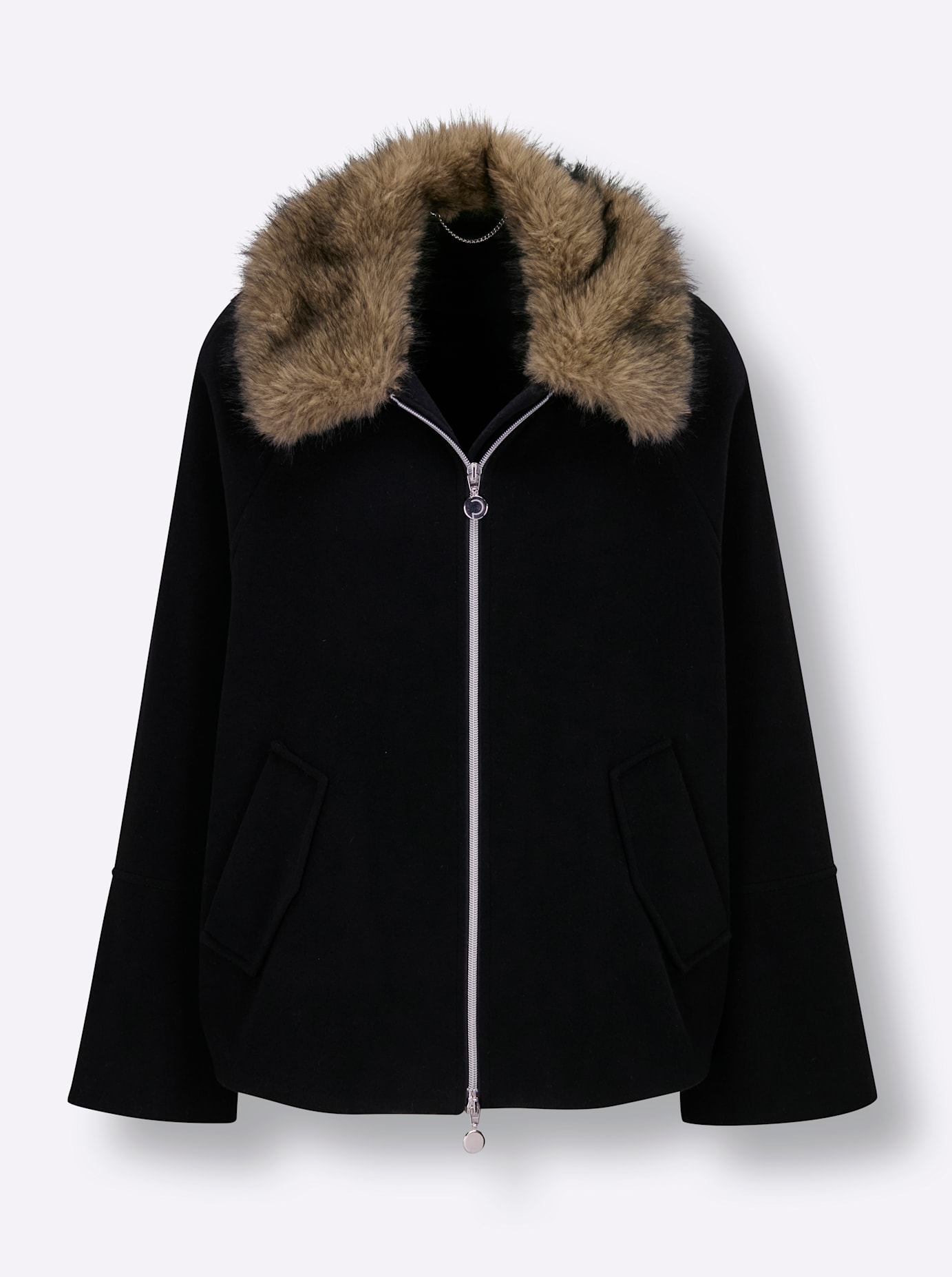 CREATION L PREMIUM Wolljacke ohne Kapuze