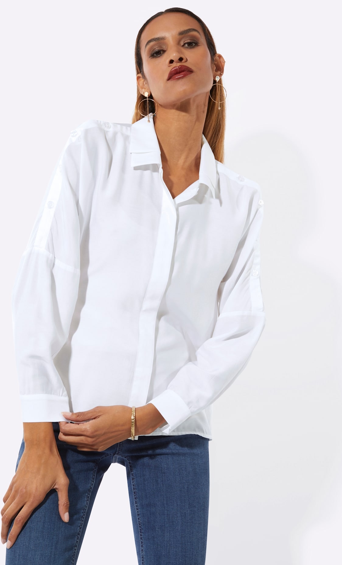 creation L Blouse à manches longues