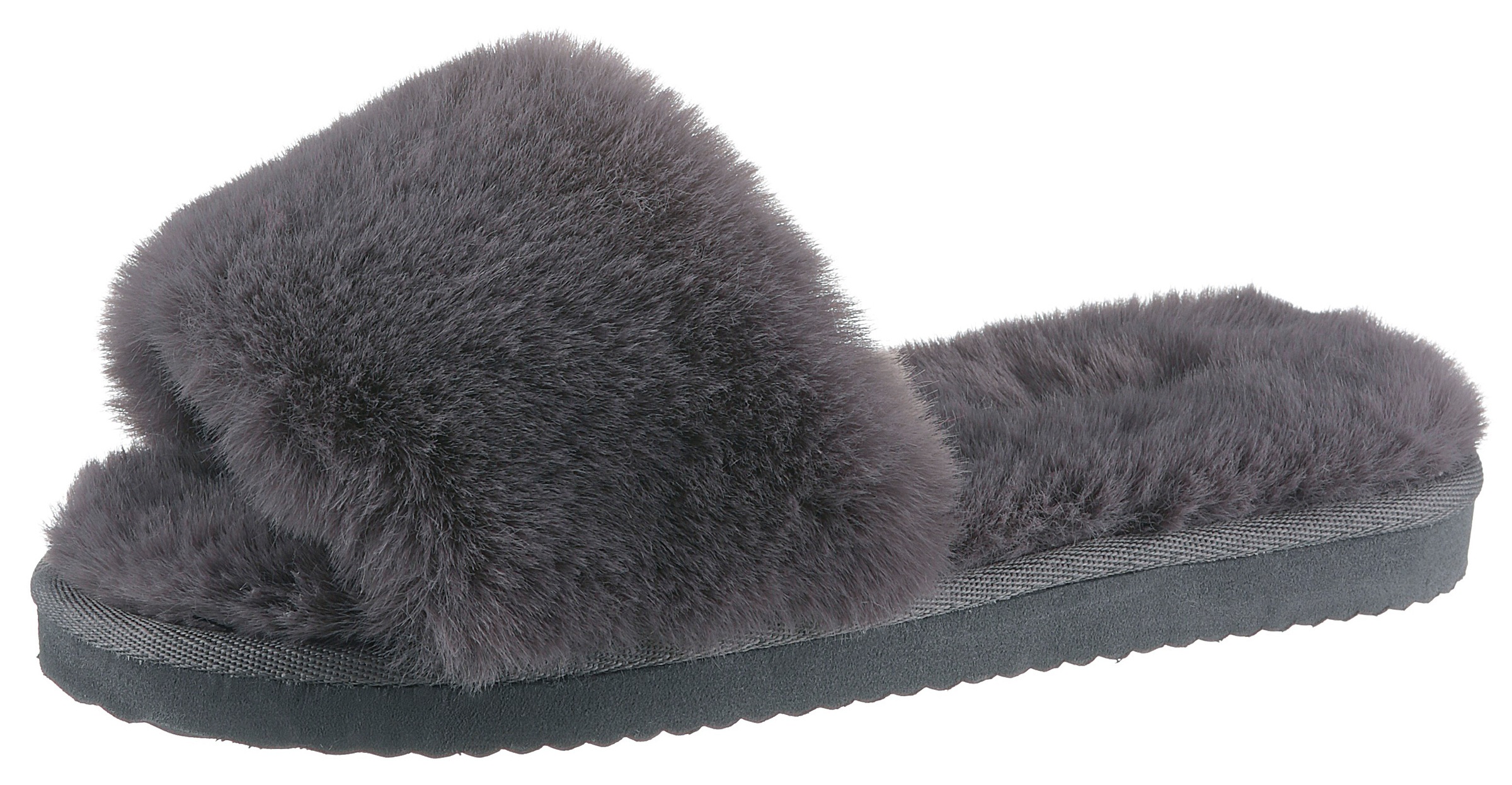 Image of Flip Flop Pantoffel »SLIDE*FUR«, mit breiter Bandage bei Ackermann Versand Schweiz