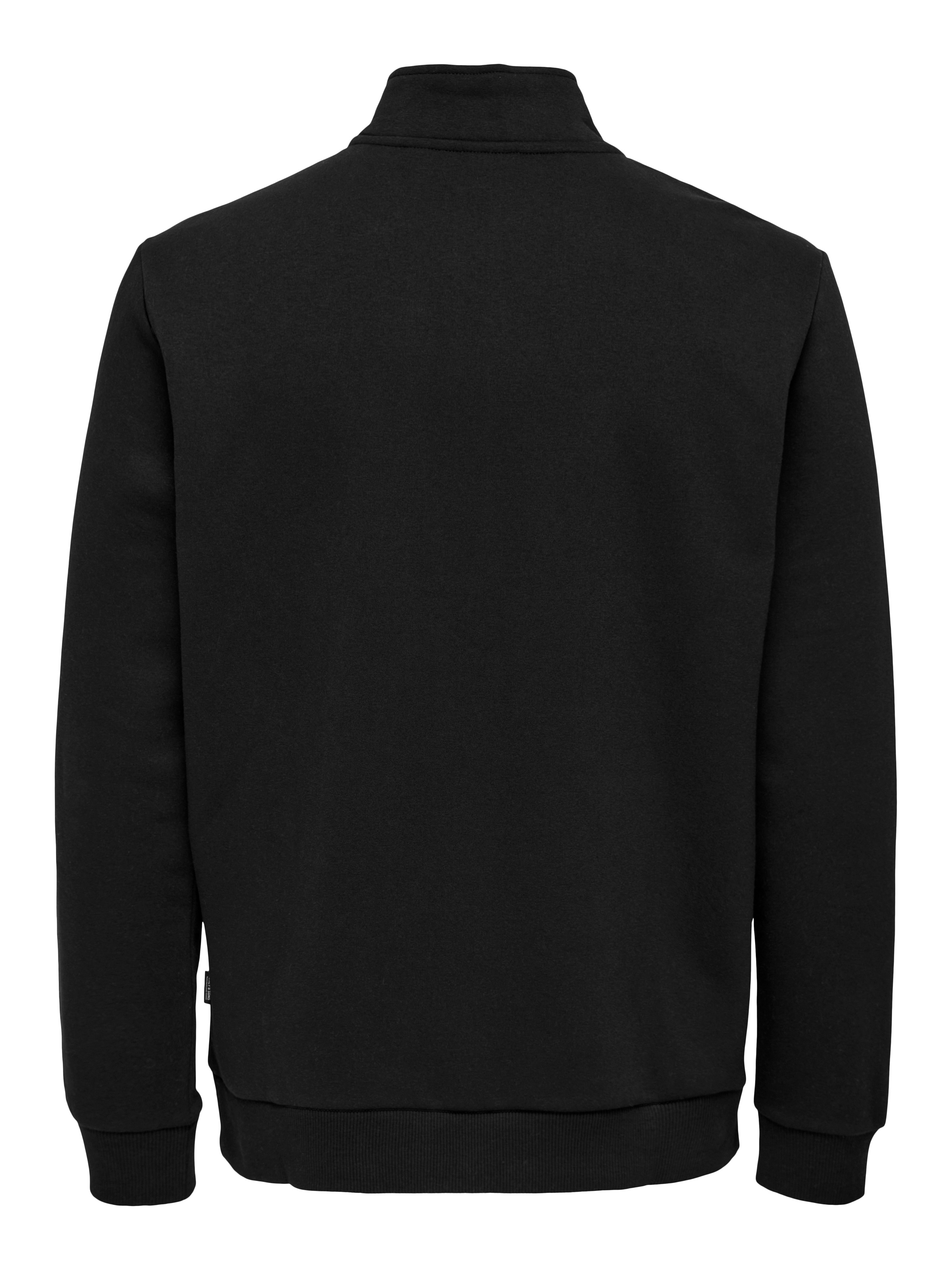 ONLY & SONS Sweat-shirt »ONSCERES HALF ZIP SWEAT«, mélange coton, coupe régulière
