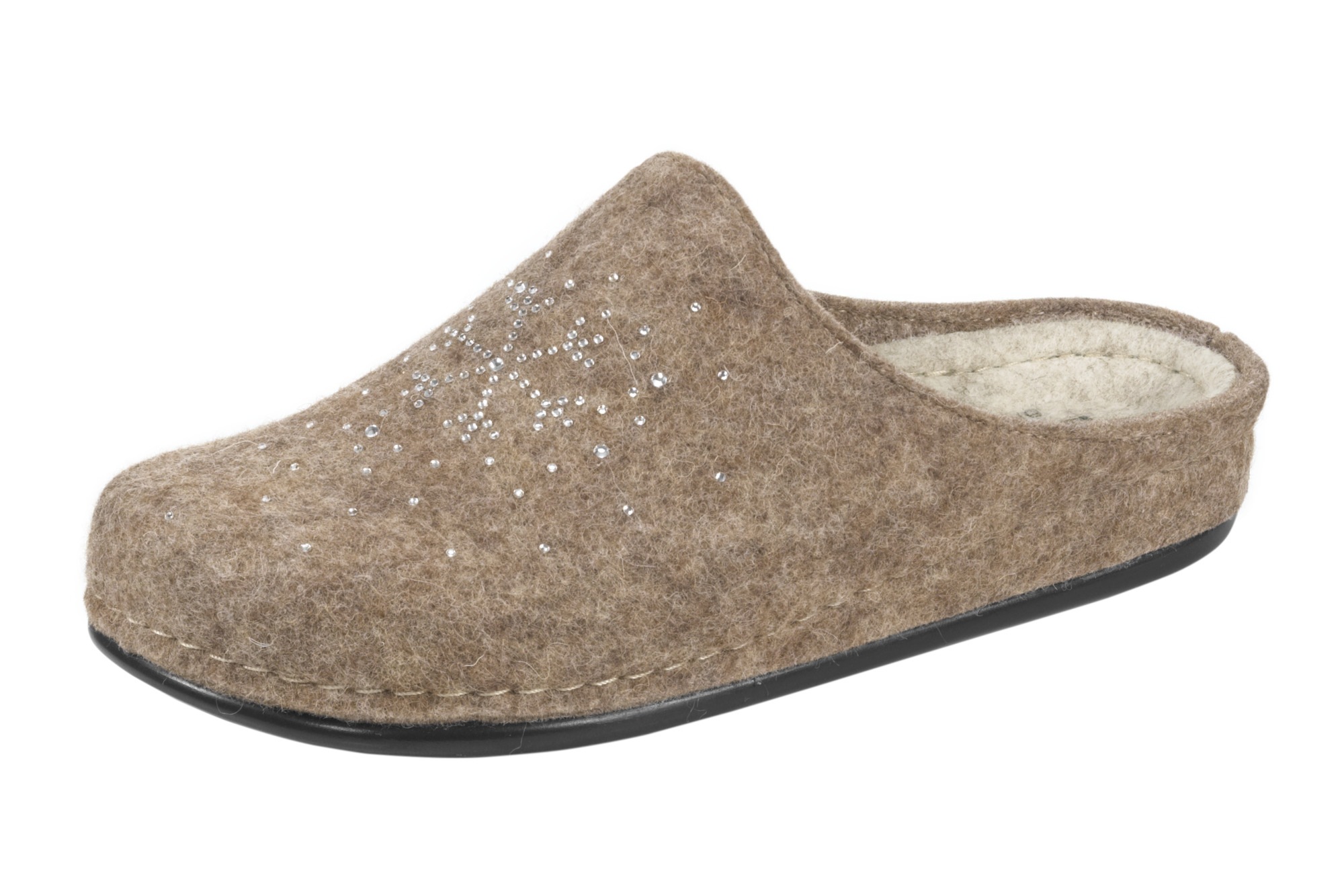 Hausschuh Schneeflocke