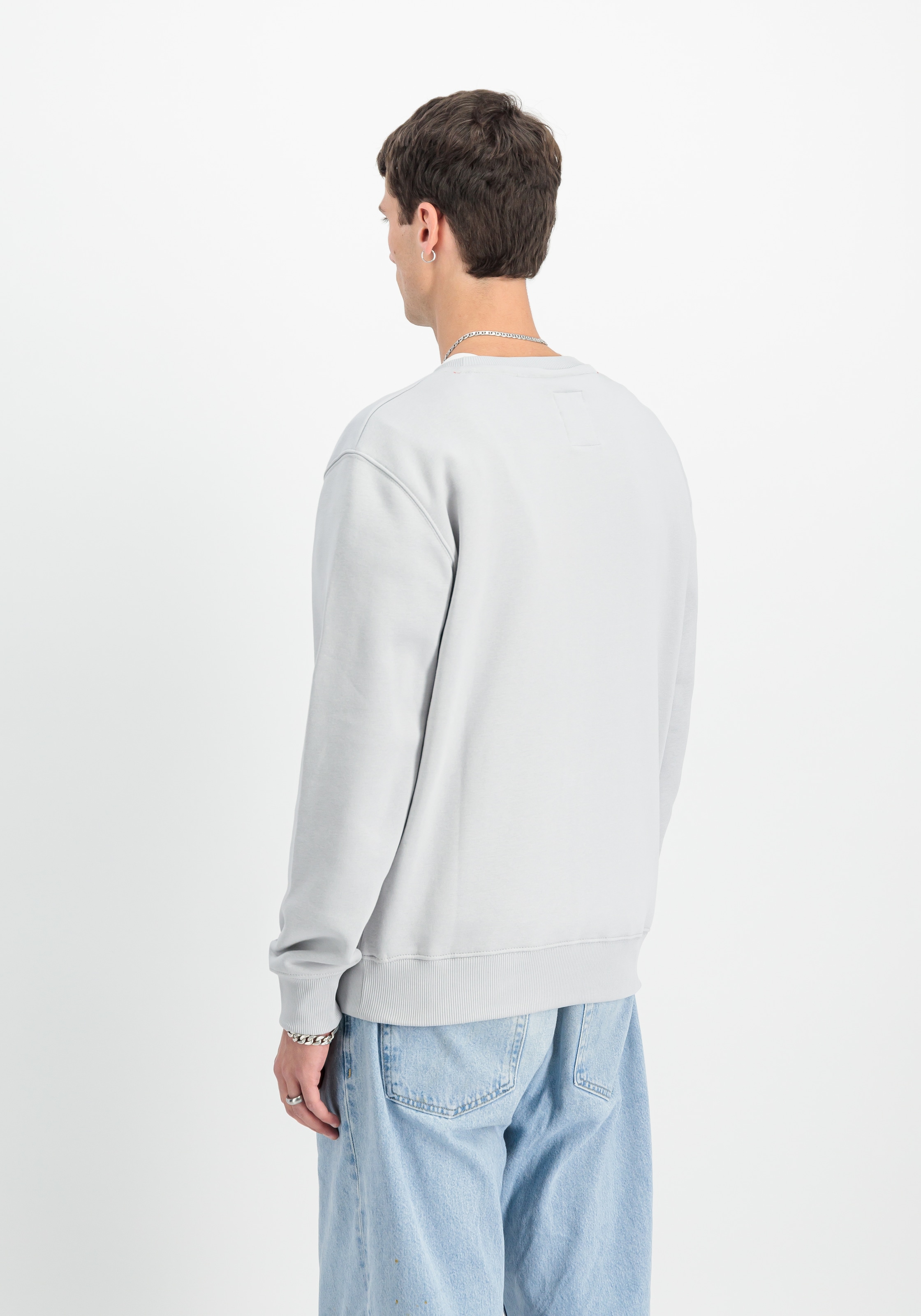 Alpha Industries Sweat-shirt »Basic Sweater«, mélange coton, coupe régulière
