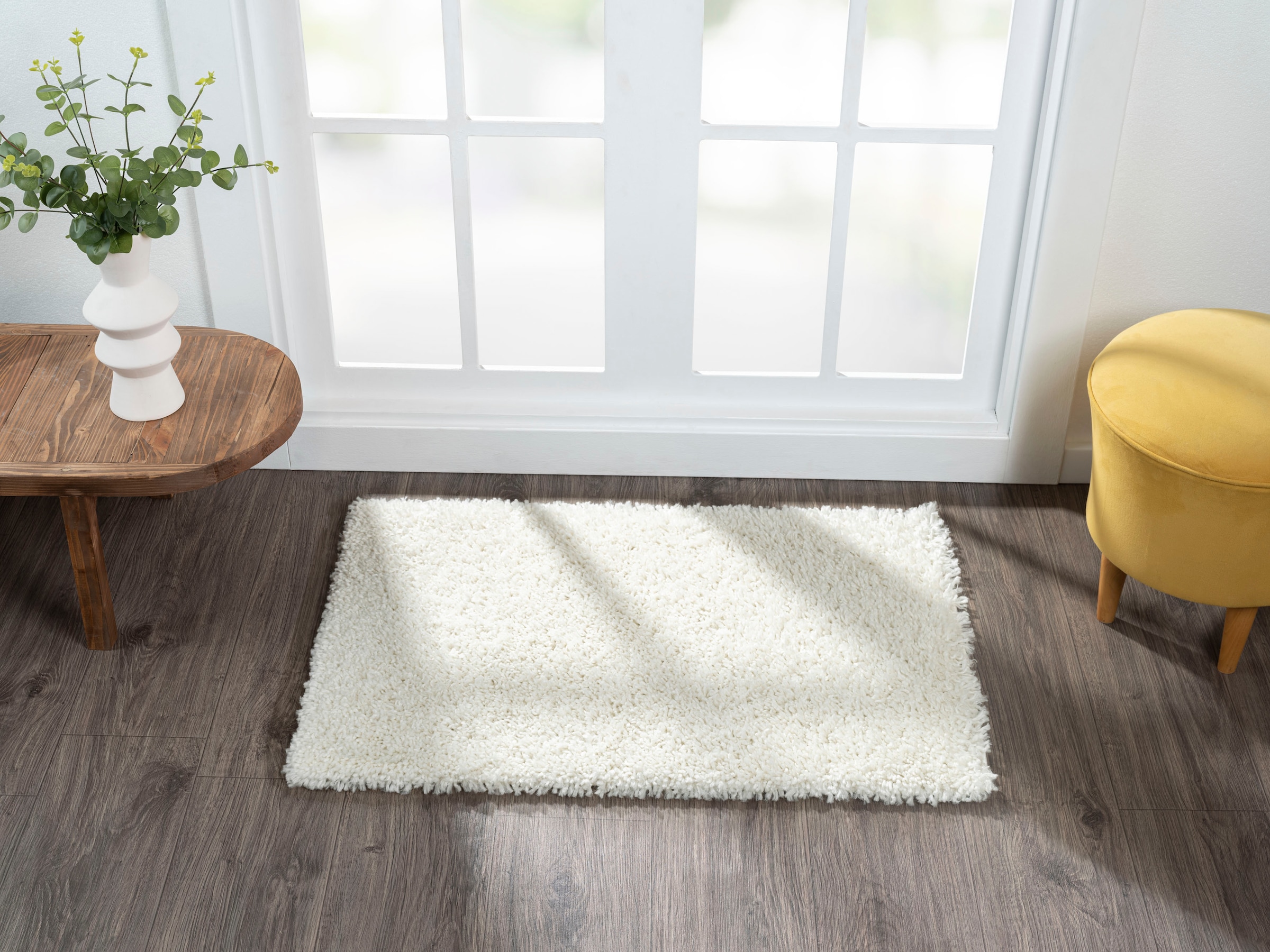 Myflair Möbel & Accessoires Hochflor-Teppich »My Shaggy« rechteckig 37 mm Höhe Shaggy, Uni-Farben, leicht glänzend, Microfaser, extra flauschig