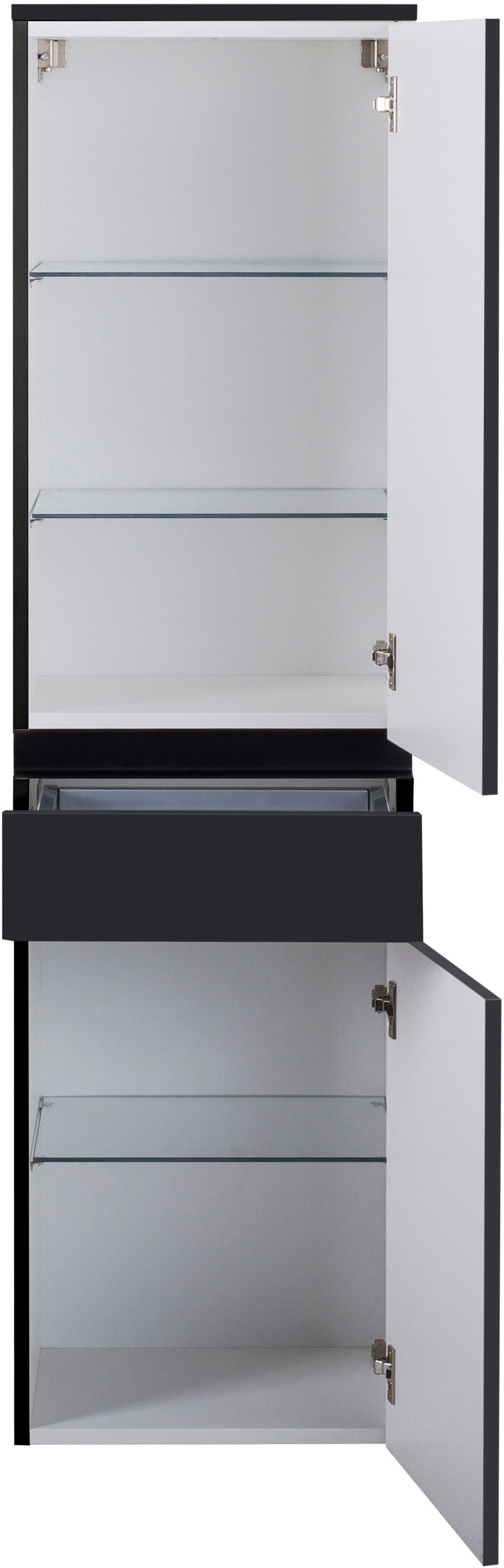 MARLIN Midischrank »3510clarus«, 40 cm breit, Soft-Close-Funktion, vormontierter Badschrank, Badmöbel