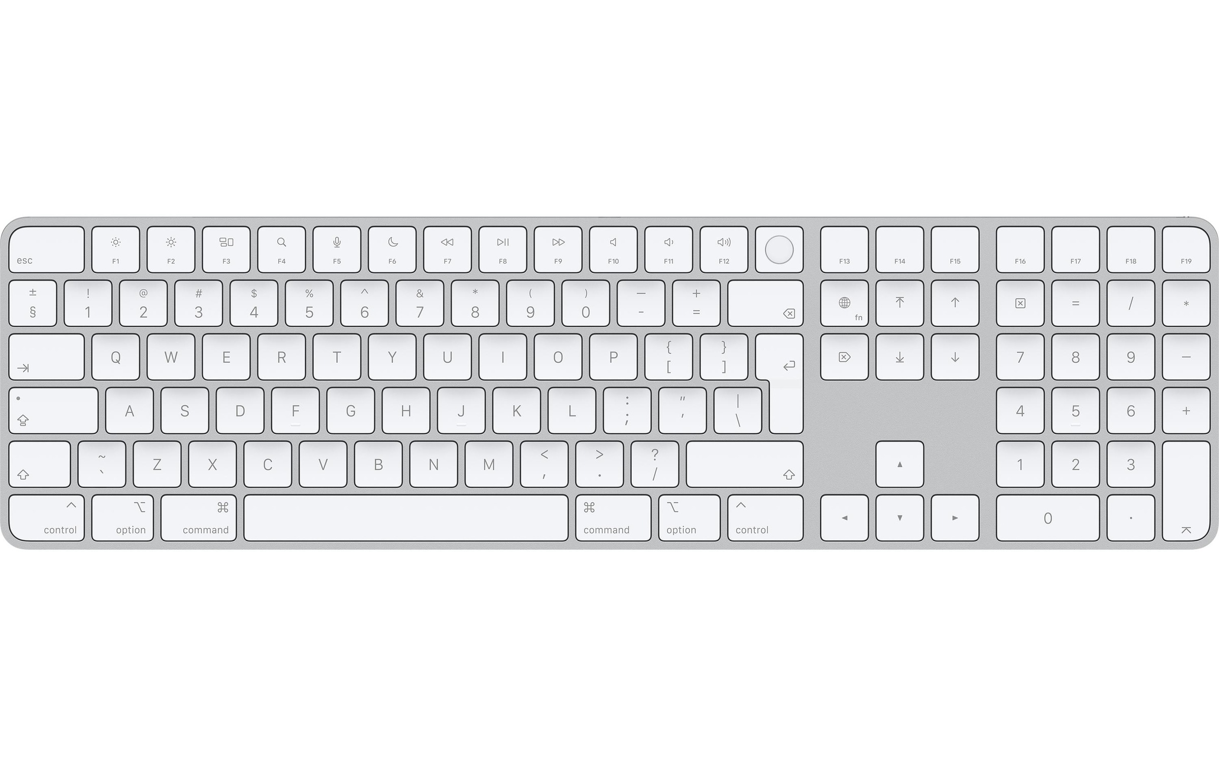 Image of Apple PC-Tastatur "ID und Ziffernblock CH-Layout" (Ziffernblock)