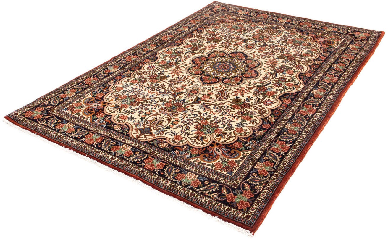 Image of morgenland Orientteppich »Perser - Bidjar - 211 x 139 cm - beige«, rechteckig, 15 mm Höhe, Wohnzimmer, Handgeknüpft, Einzelstück mit Zertifikat bei Ackermann Versand Schweiz