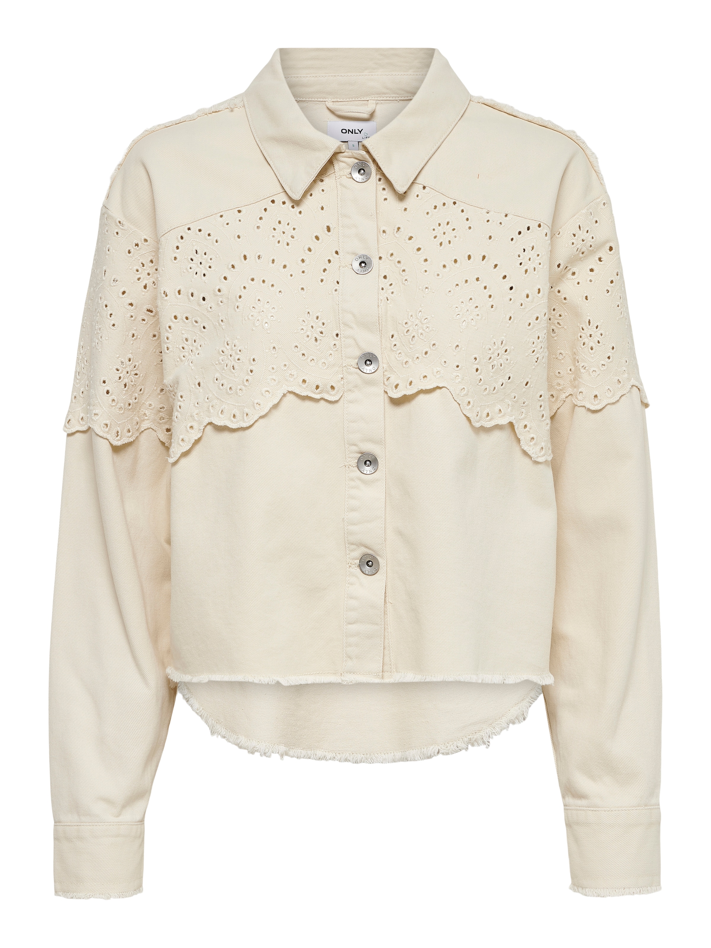 ONLY Kurzjacke »ONLELENA CROCHET JACKET NC OTW«