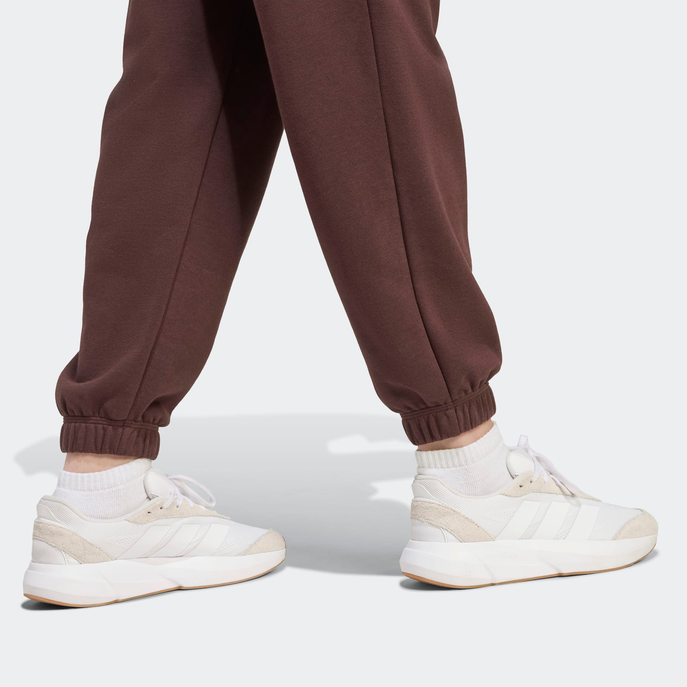 adidas Sportswear Sporthose »W LIN FT CF PT«, (1 tlg.), Locker geschnitten, hoher Bund, aus weichem French Terry