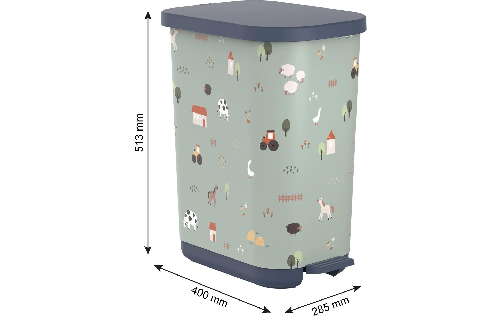 Rotho Babydesign Seau à couches »Yuma Farmtiere 35 l«