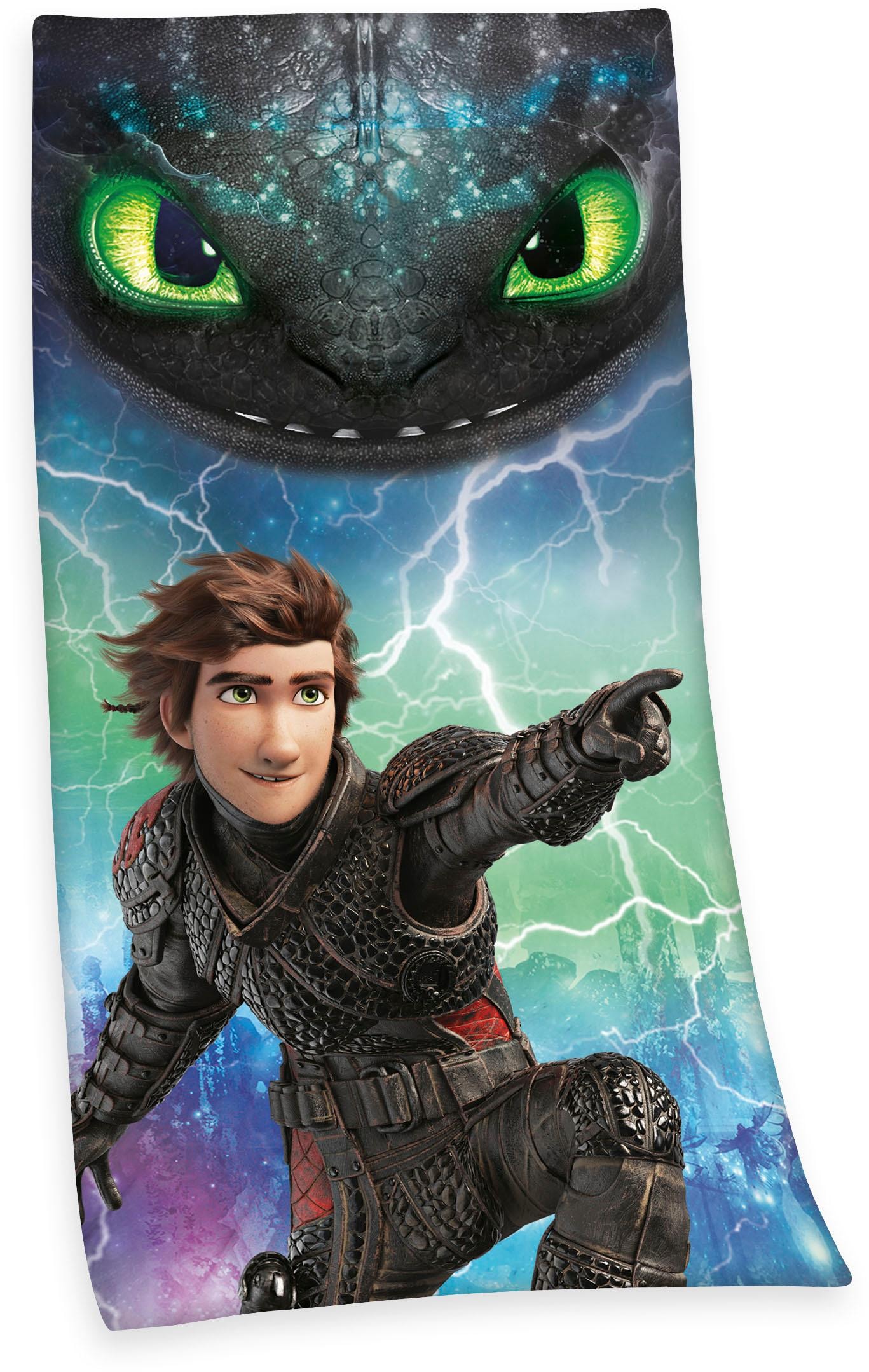 Image of Badetuch "Dragons 3" mit Drachenmotiv
