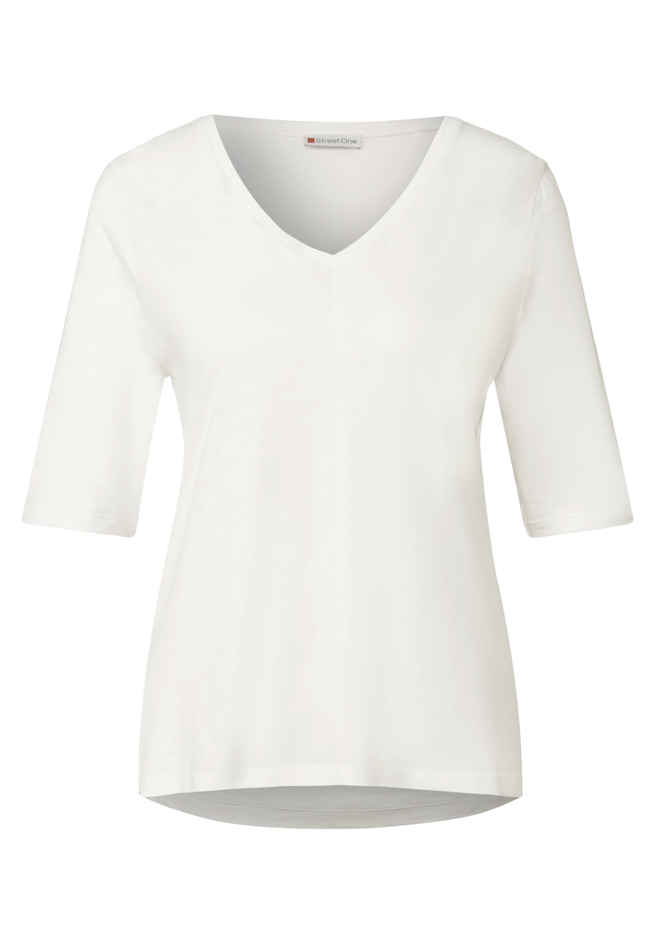 STREET ONE T-Shirt »Style GERDA«, mit V-Ausschnitt