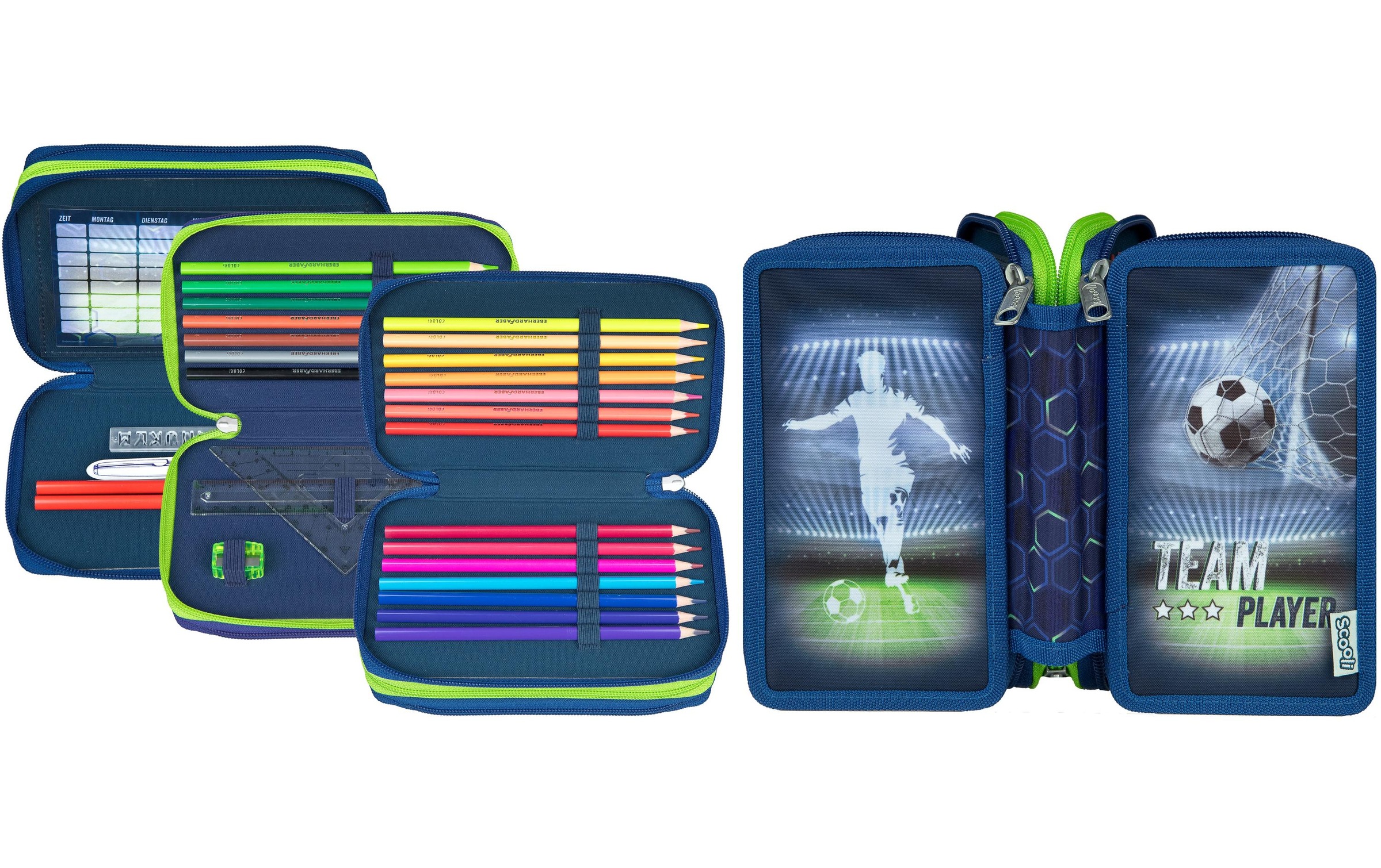 Scooli Federtasche »Scooli Etui Trippledecker«