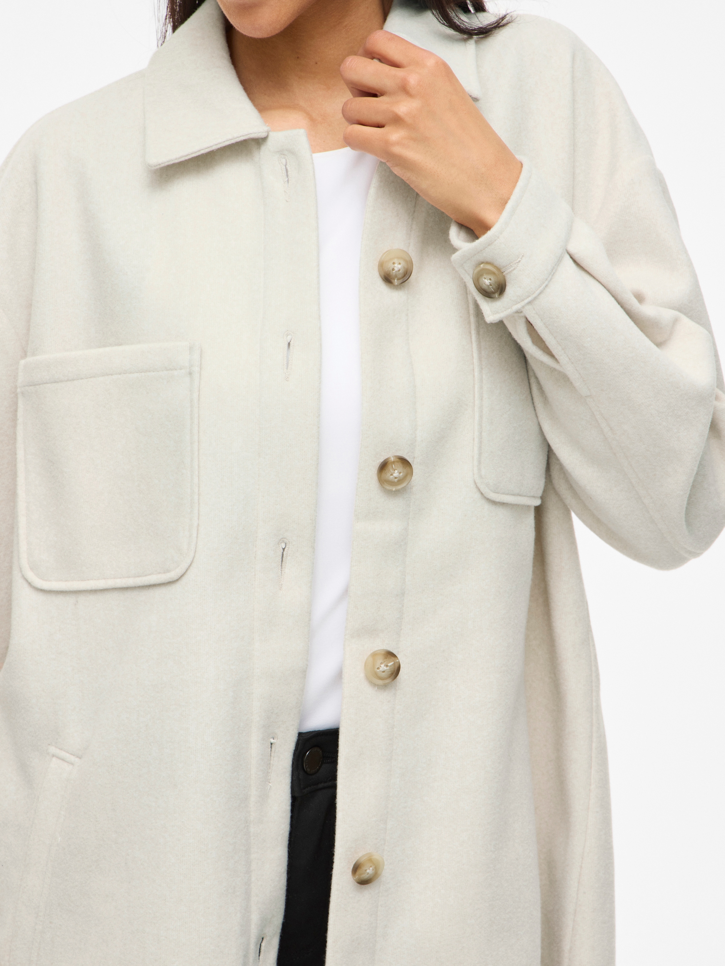 Vila Hemdjacke »VIKIMMI SHIRT L/S JACKET - NOOS«